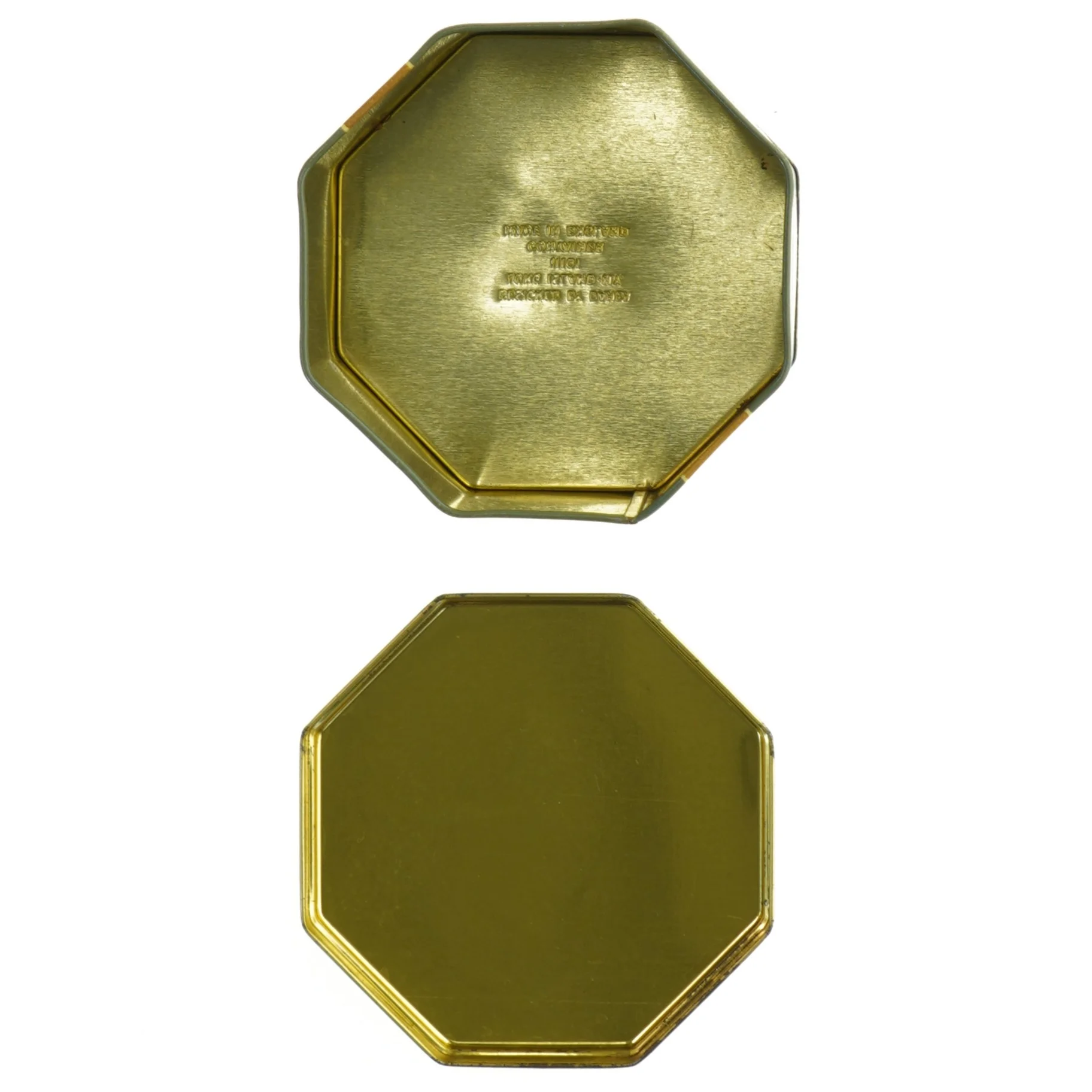 Vintage kagedåse fra Gunter & Carter (str. 10 cm. ø. 11 cm)