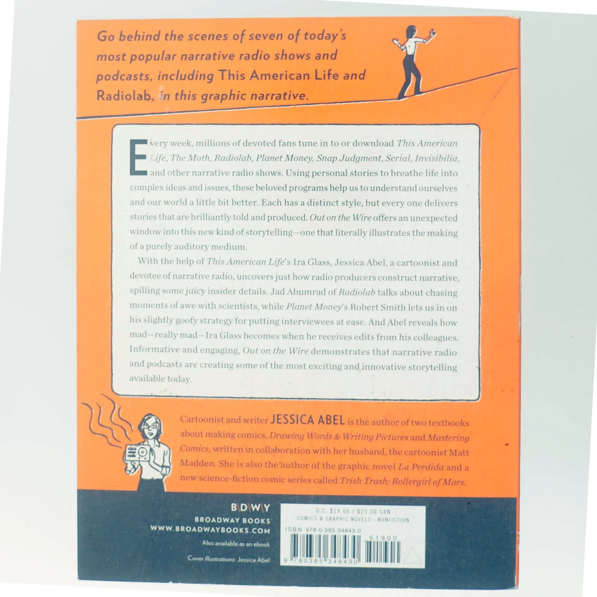 Out on the Wire af Jessica Abel (Bog)