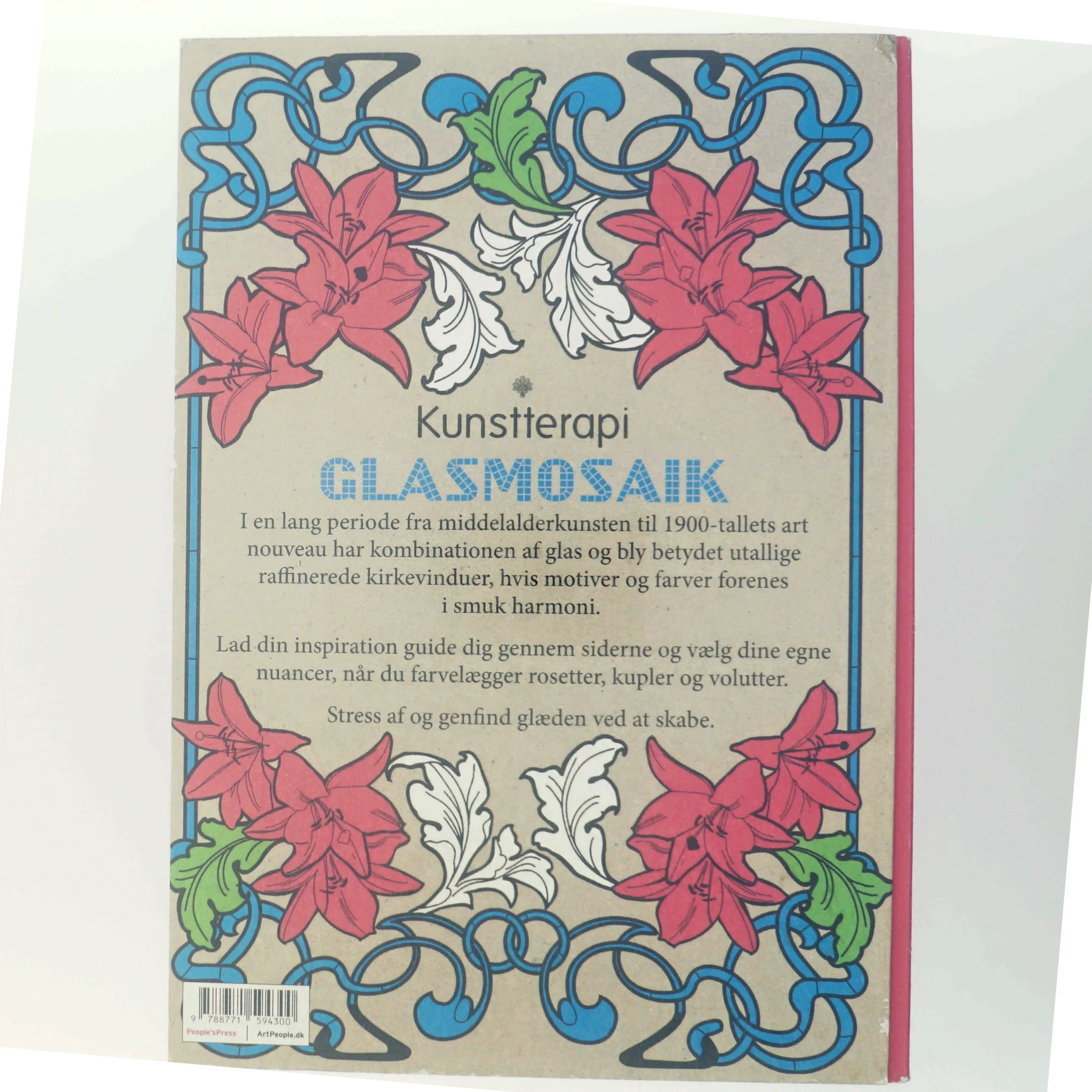 UBRUGT Glasmosaik : 100 maleøvelser : anti-stress (Bog)