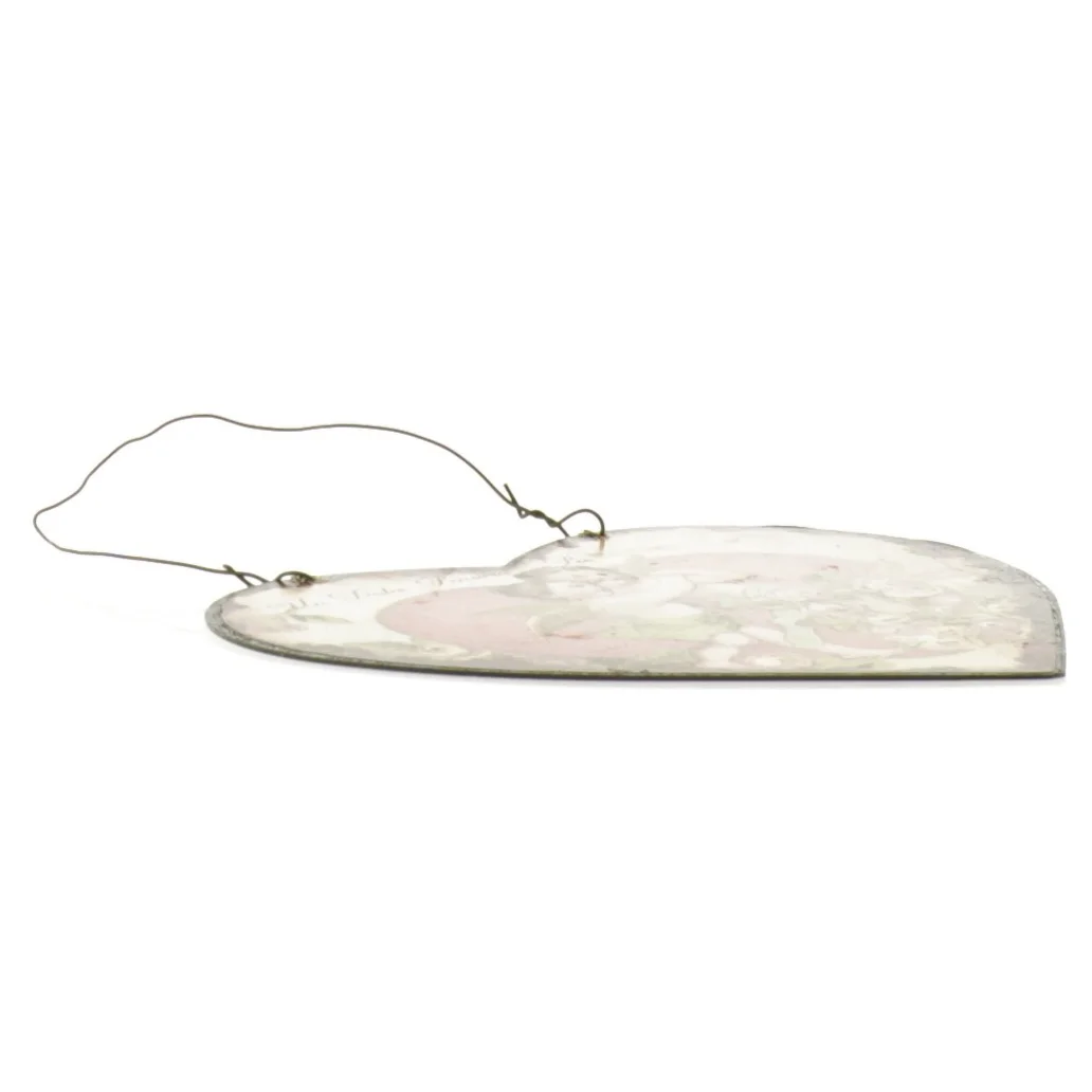 Vintage Metal udsmykningshjerte (str. 12 x 12 cm)