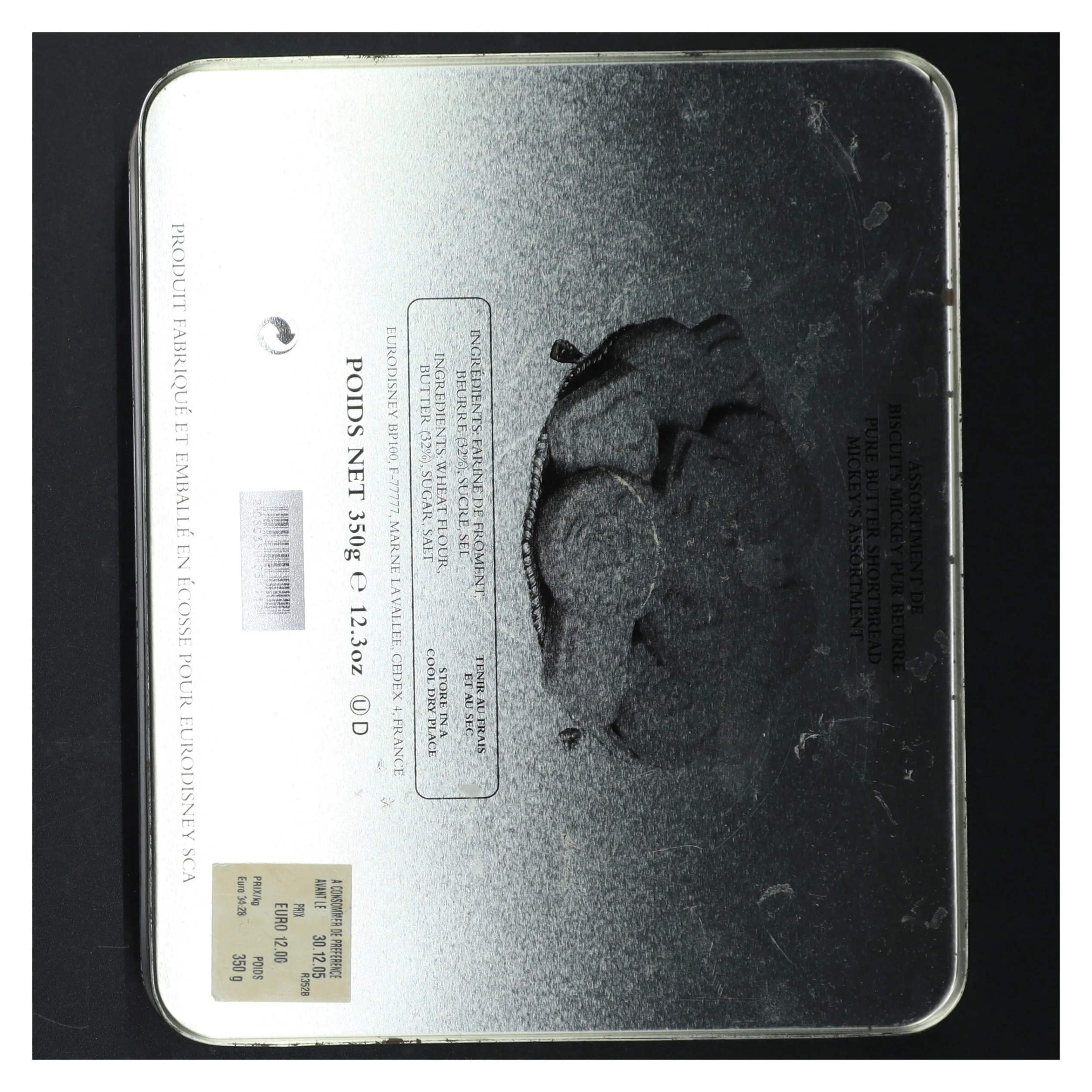 Vintage Disney Metaldåse (str. 25 x 20 cm)