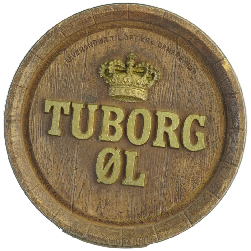 Tuborg Øl skilt (str. 40 x 4 cm)