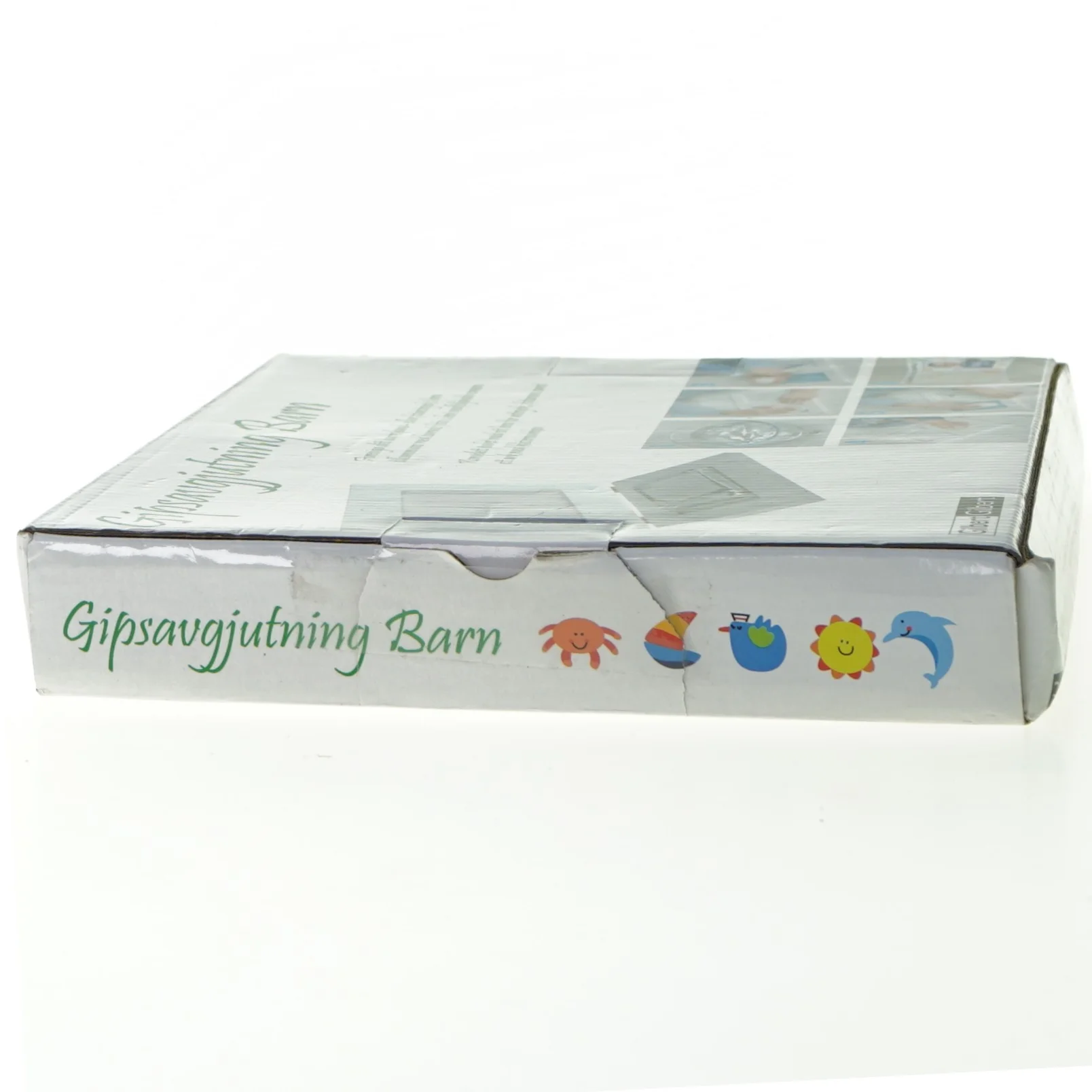 UBRUGT I ORIGINAL KASSE Gips afstøbningssæt til babys hænder og fødder fra Gildet (str. 24 x 20 cm)