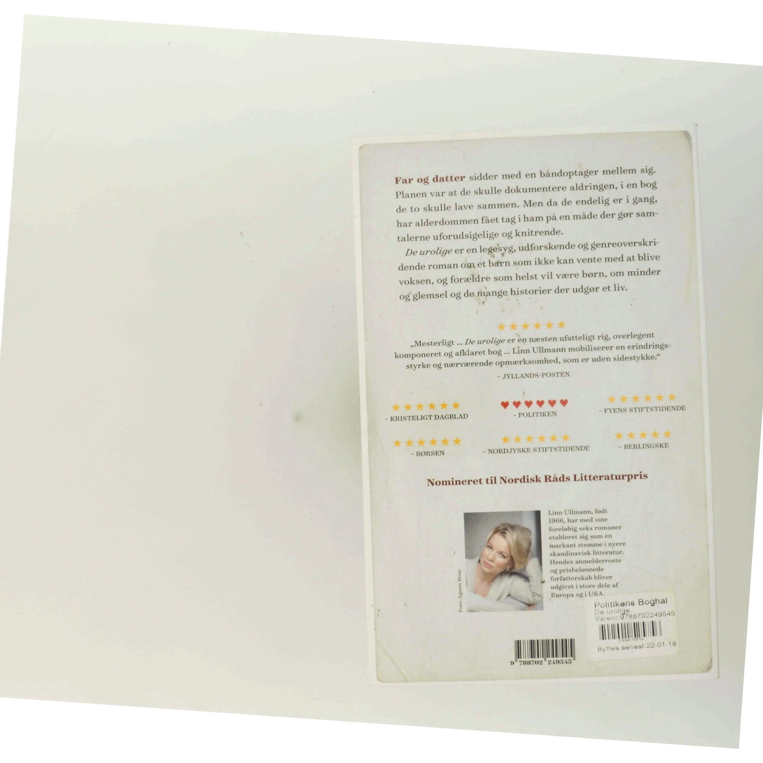 De urolige af Linn Ullmann (Bog)