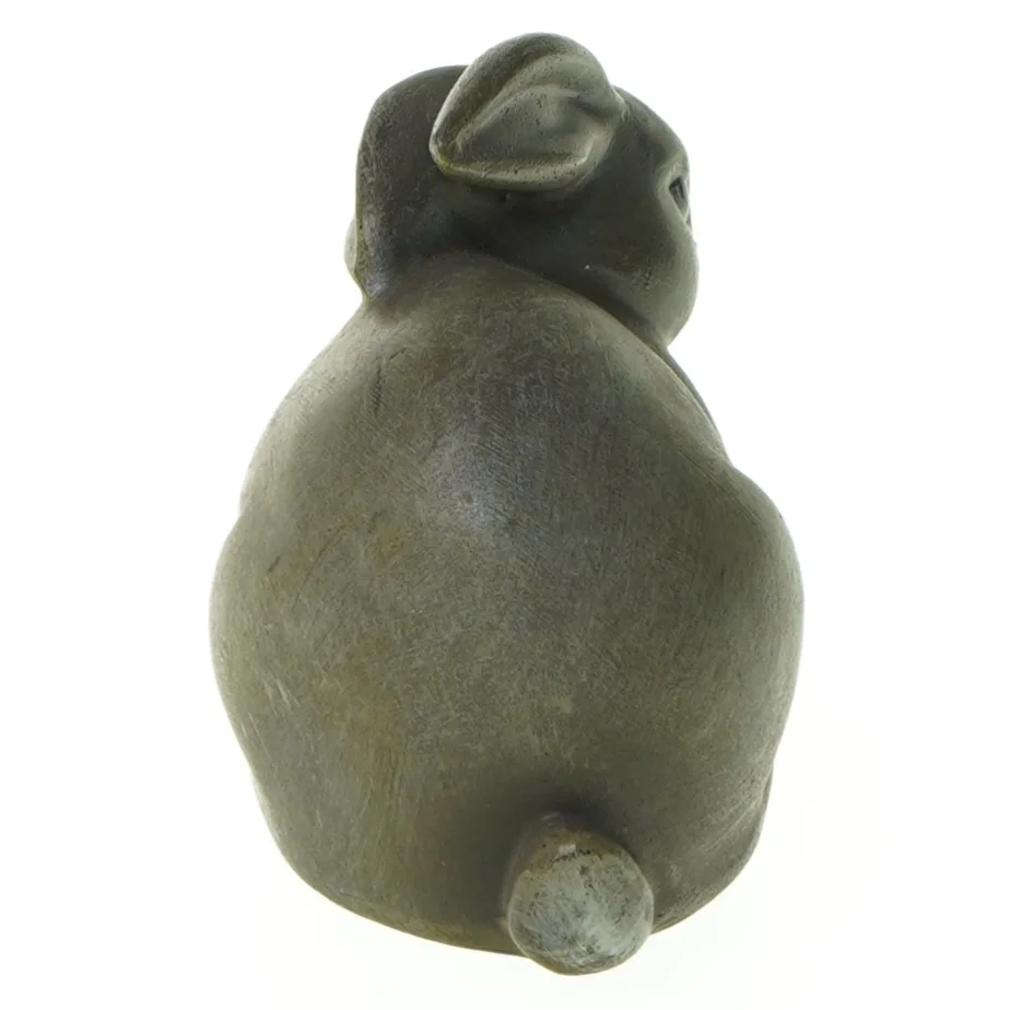 Keramik Kanin figur (str. 8 x 7 cm)