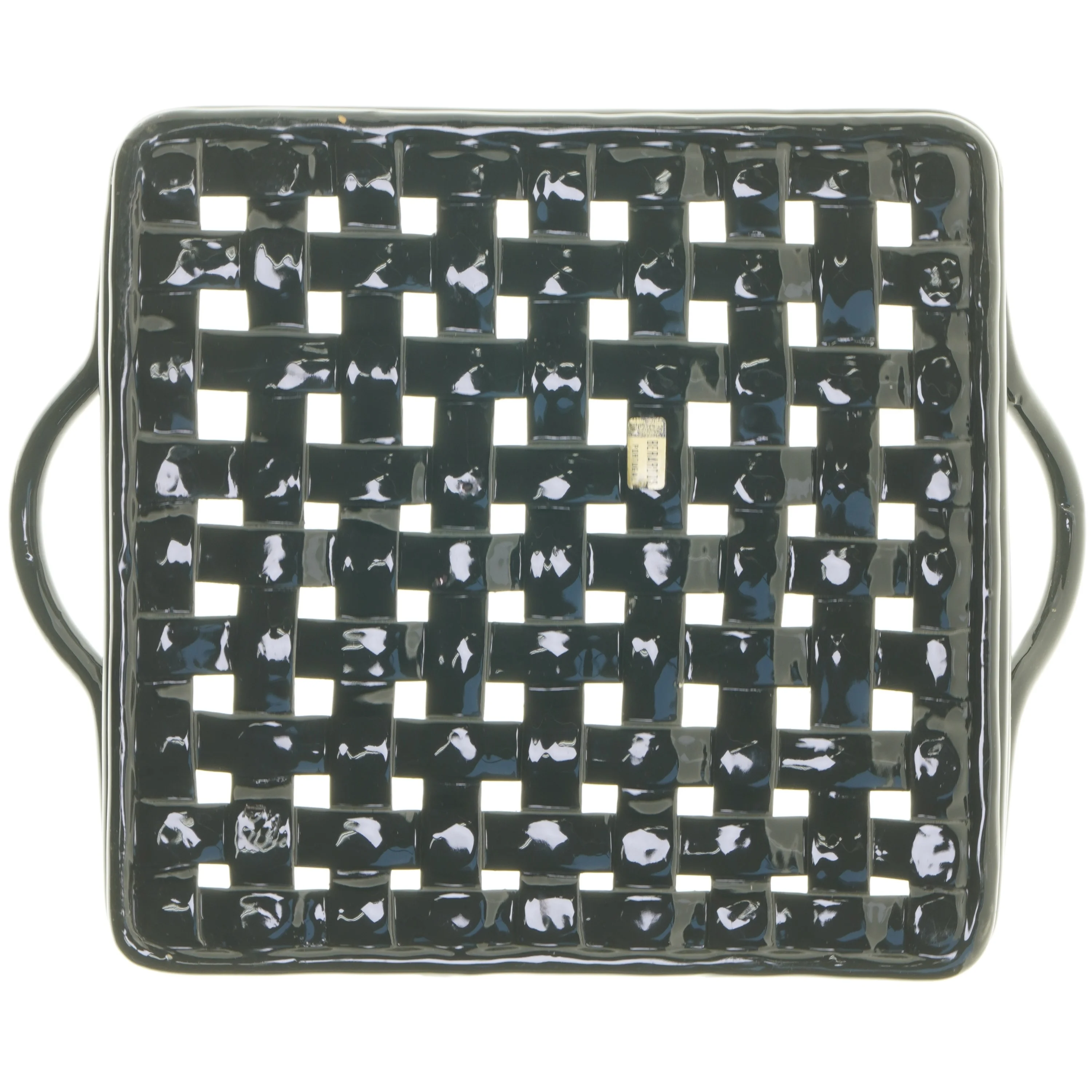 Keramik Fletbakke med hanker (str. 30x38 cm)