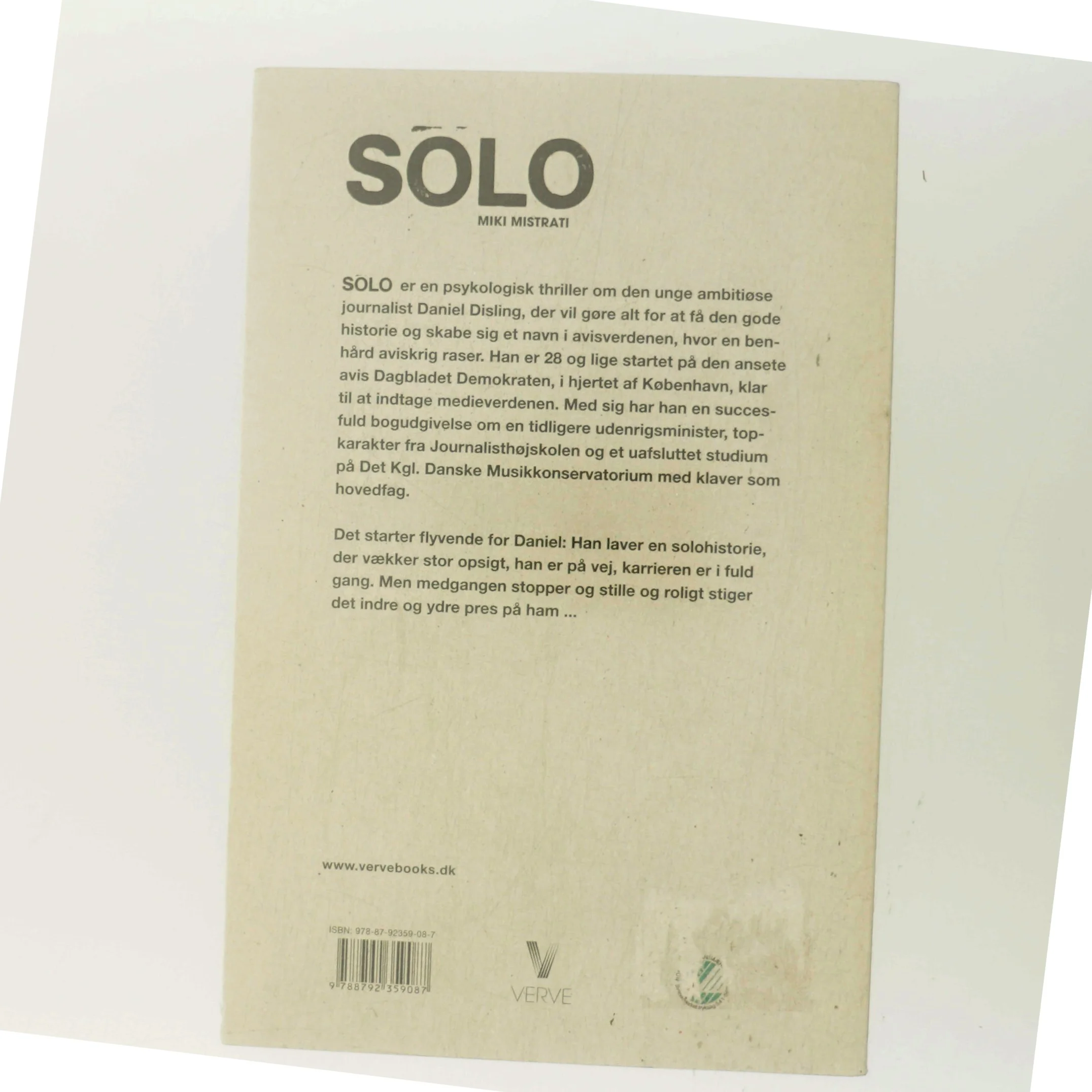 Solo af Miki Mistrati (f. 1968) (Bog)