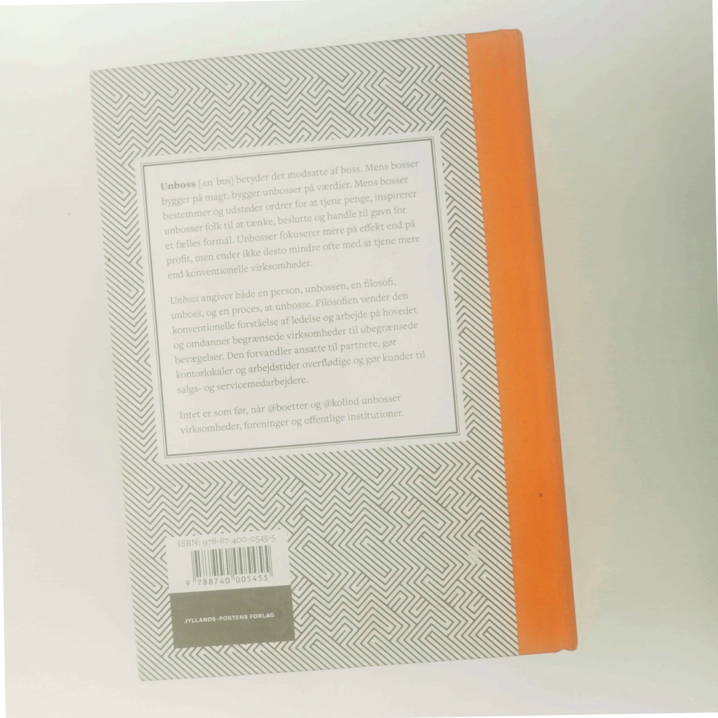 Unboss af Lars Kolind (Bog)