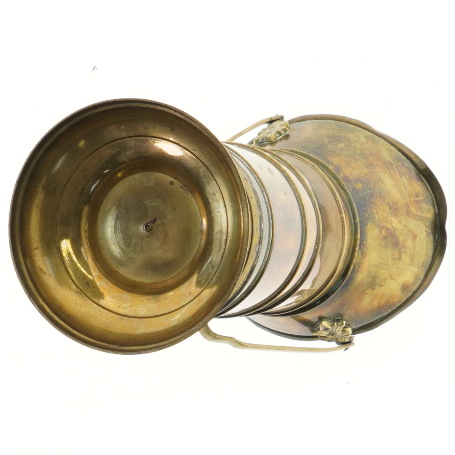 Antik messingkande (str. 36x13 cm)