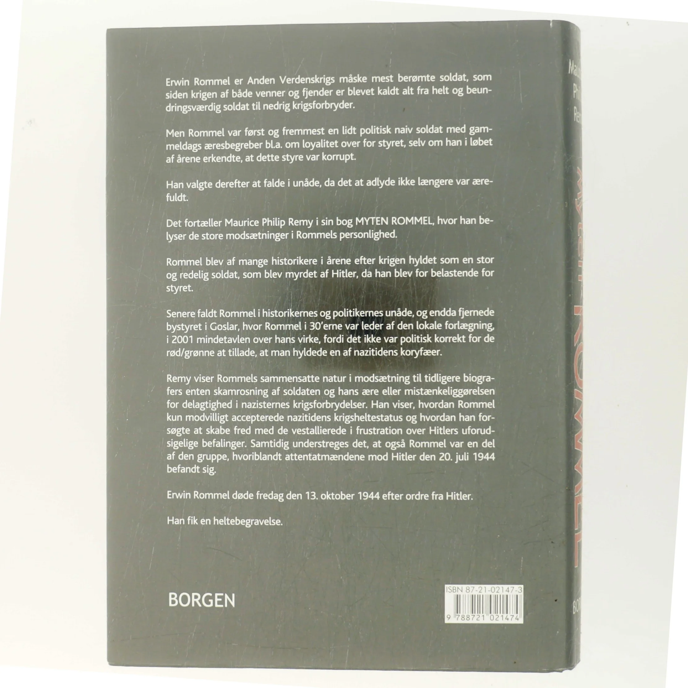 Myten Rommel af Maurice Philip Remy (Bog)