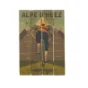 Træpallevægdekoration - Alpe d'Huez cykel tema (str. 28 x 20 cm)
