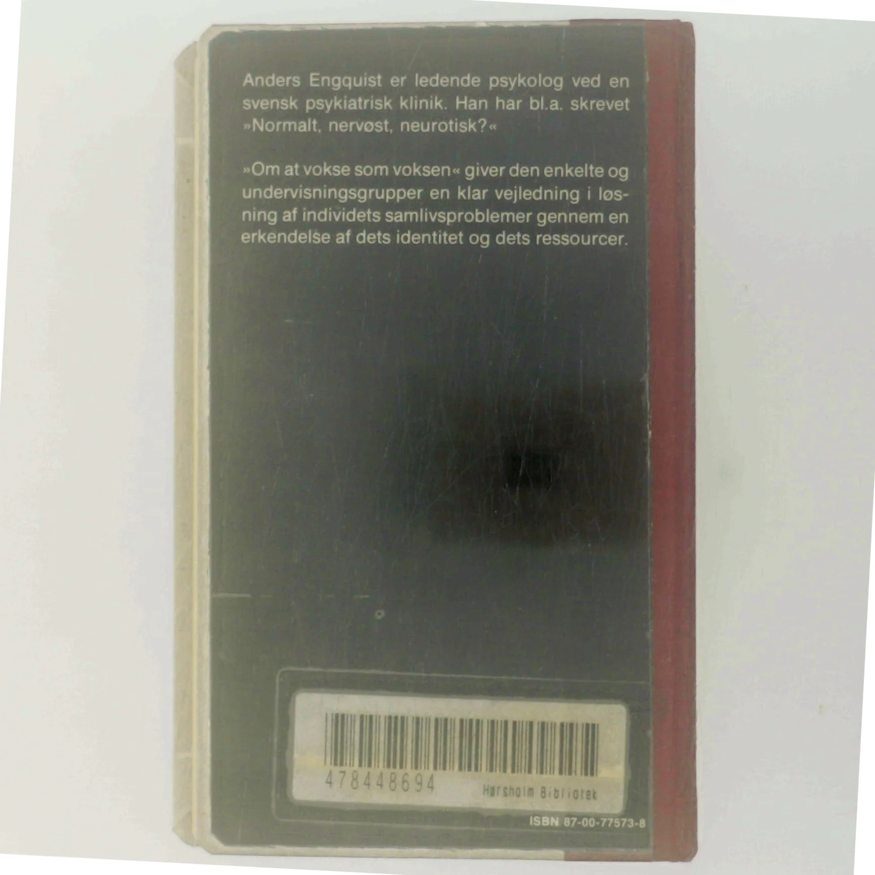 Om at vokse som voksen af Anders Engquist (Bog)