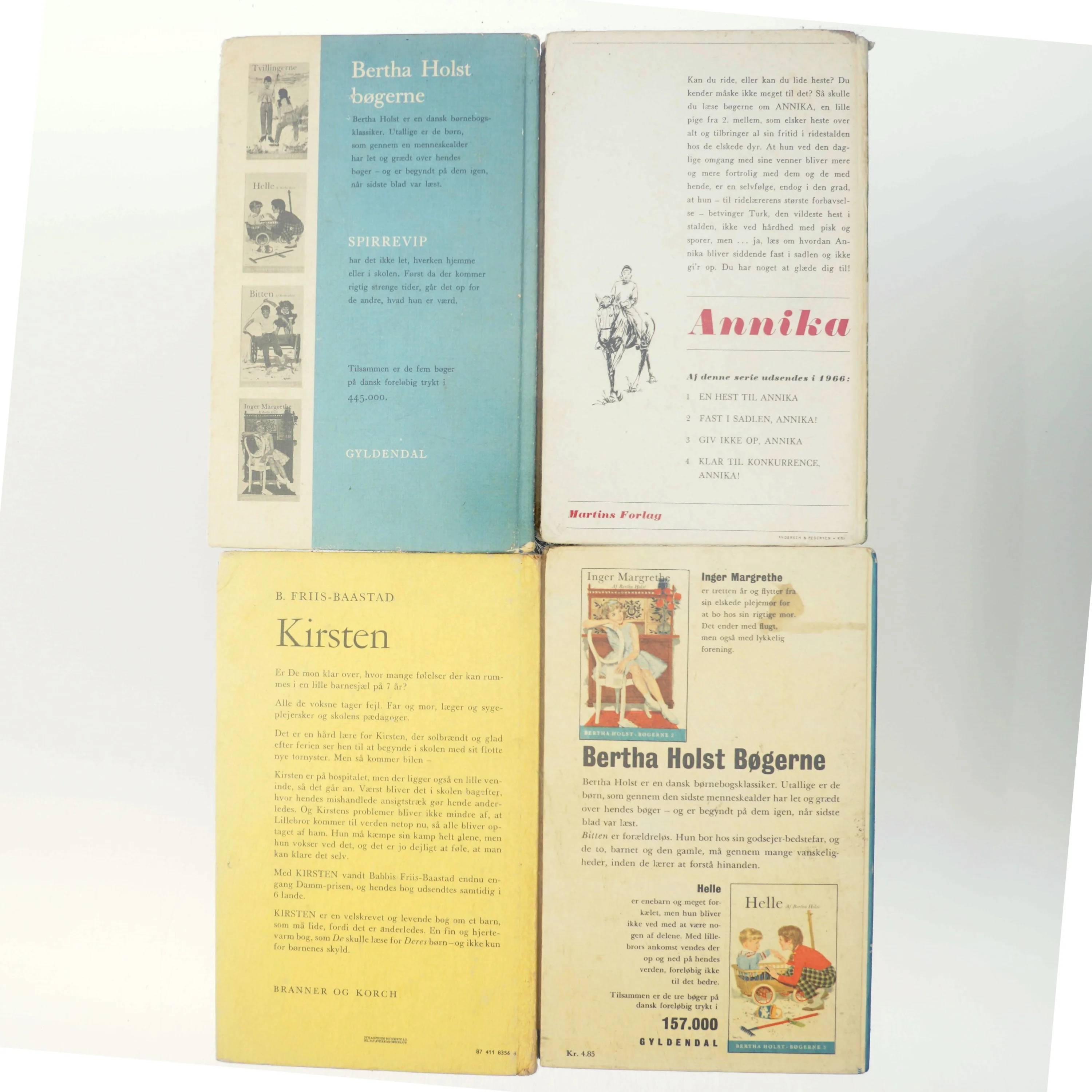 Gamle pige bøger om Annika og andre historier