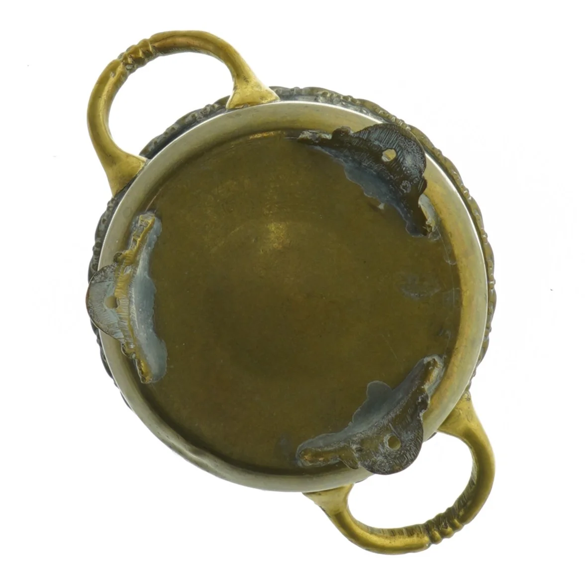 Vintage messing urtepotte (str. 12 x 9 cm)