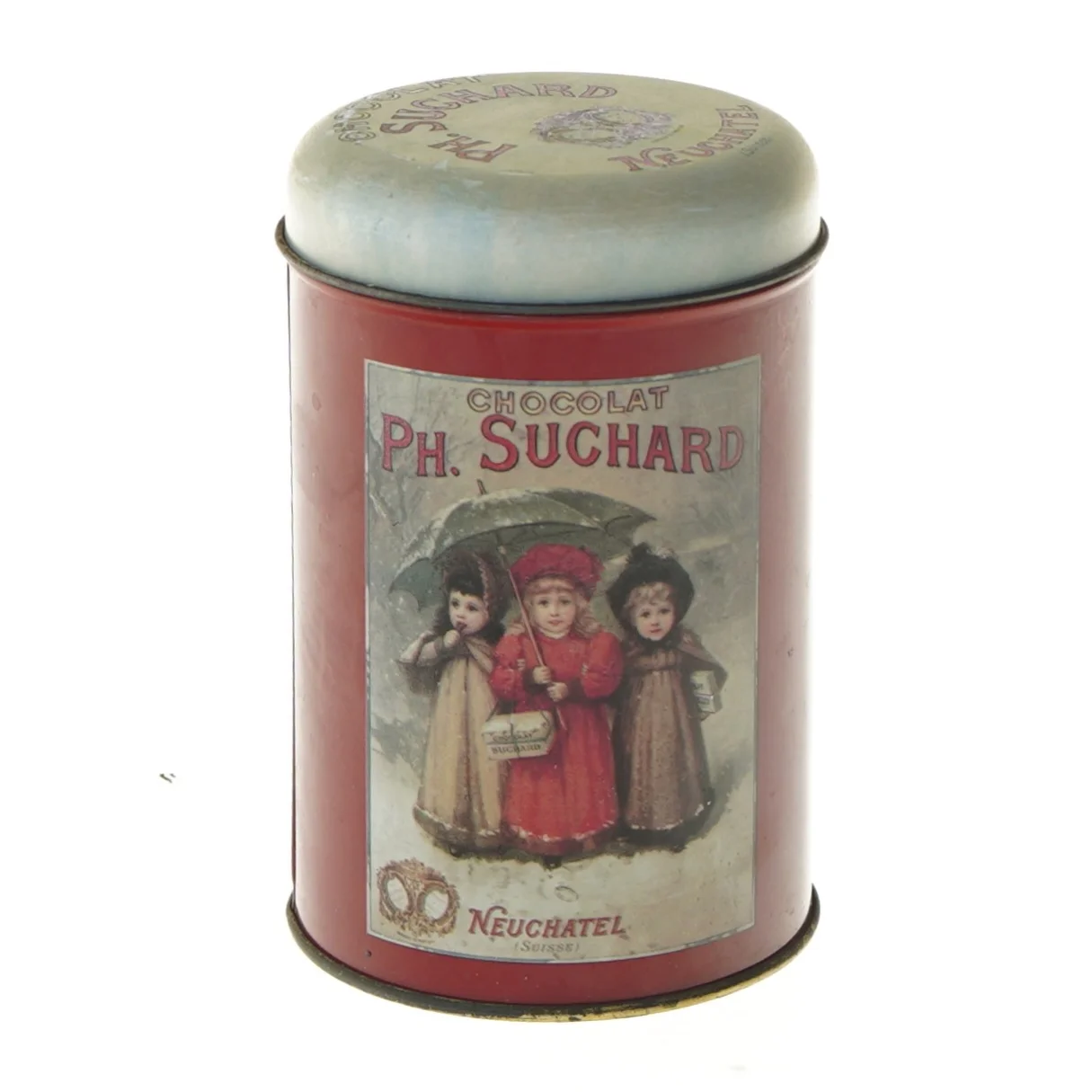 Chokolade dåse fra Ph. Suchard (str. 14x9 cm)