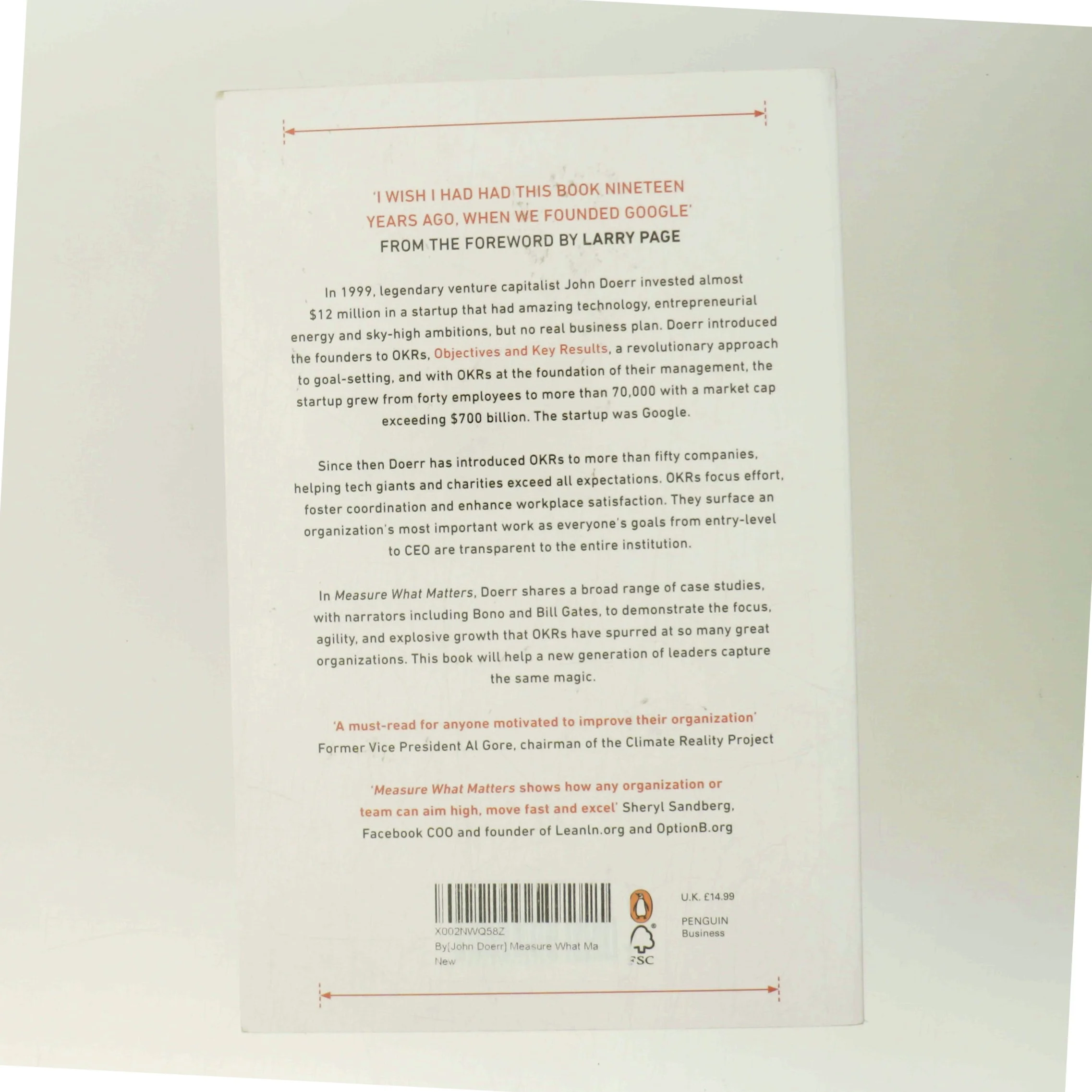 Measure What Matters af John Doerr (Bog)