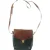 Vintage Tofarvet Læder Crossbody Skulder Taske fra Eros (str. 23 x 23 cm)