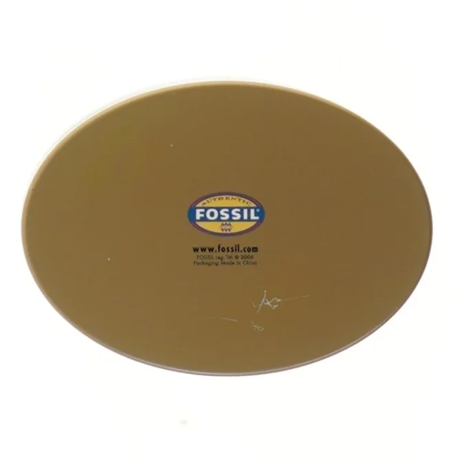 Oval Vintage Fossil smykkeæske (str. 11,5 cm)