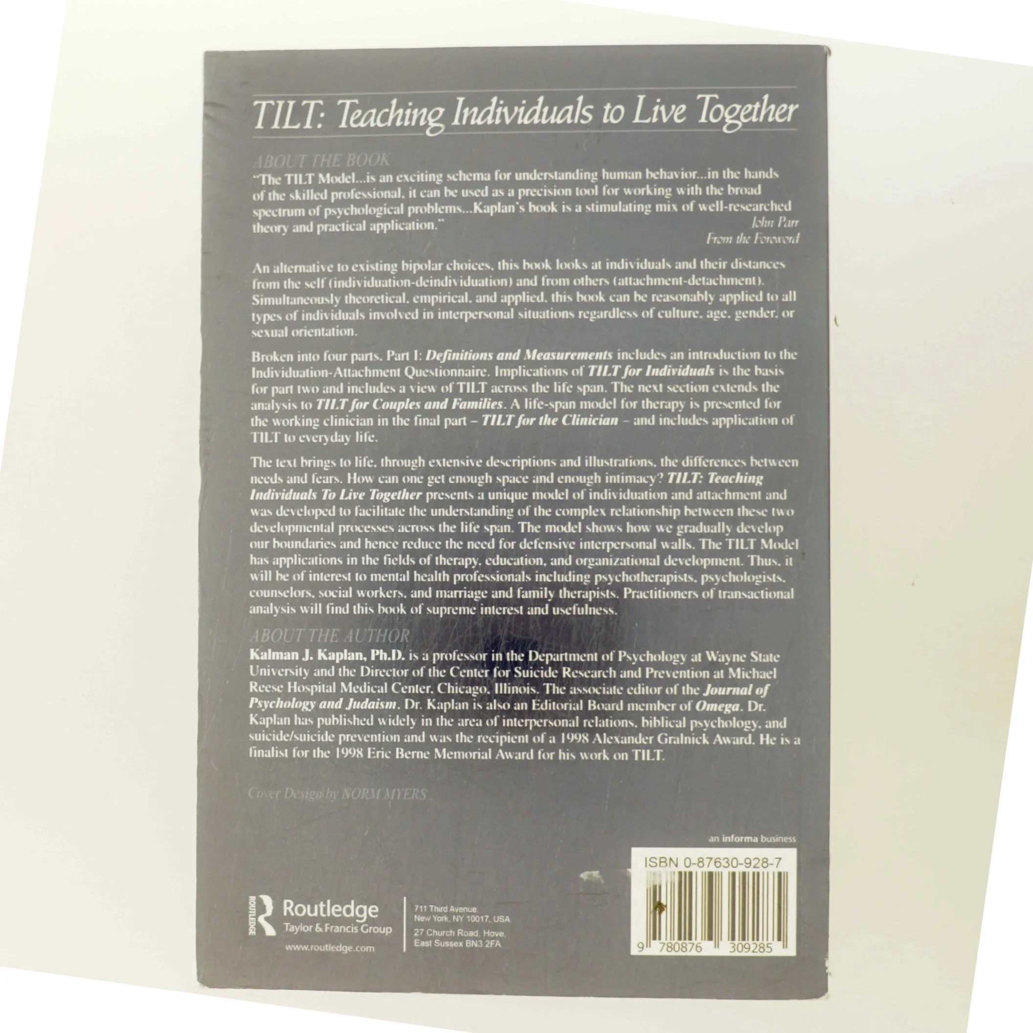 TILT af Kalman J. Kaplan (Bog)