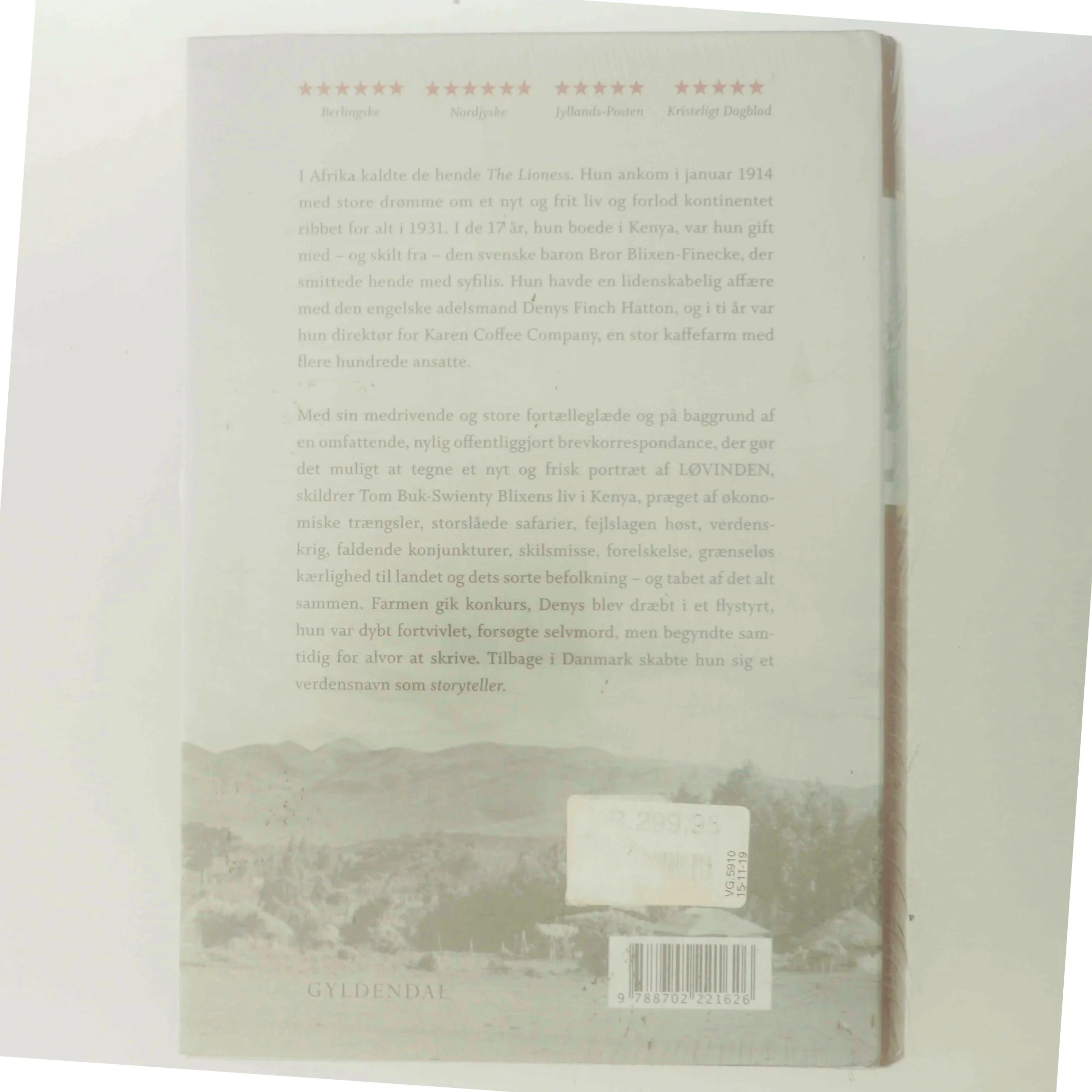 Løvinden : Karen Blixen i Afrika af Tom Buk-Swienty (Bog)