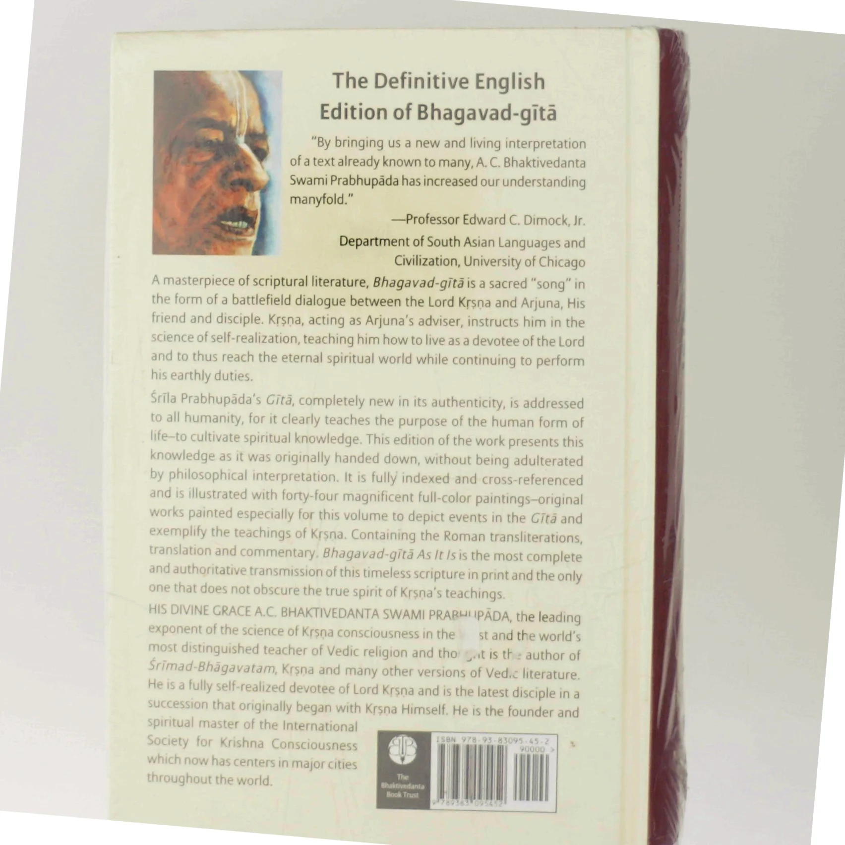 Bhagavad-gītā As It Is af His Divine Grace A.C. Bhaktivedanta Swami Prabhupada (Bog)