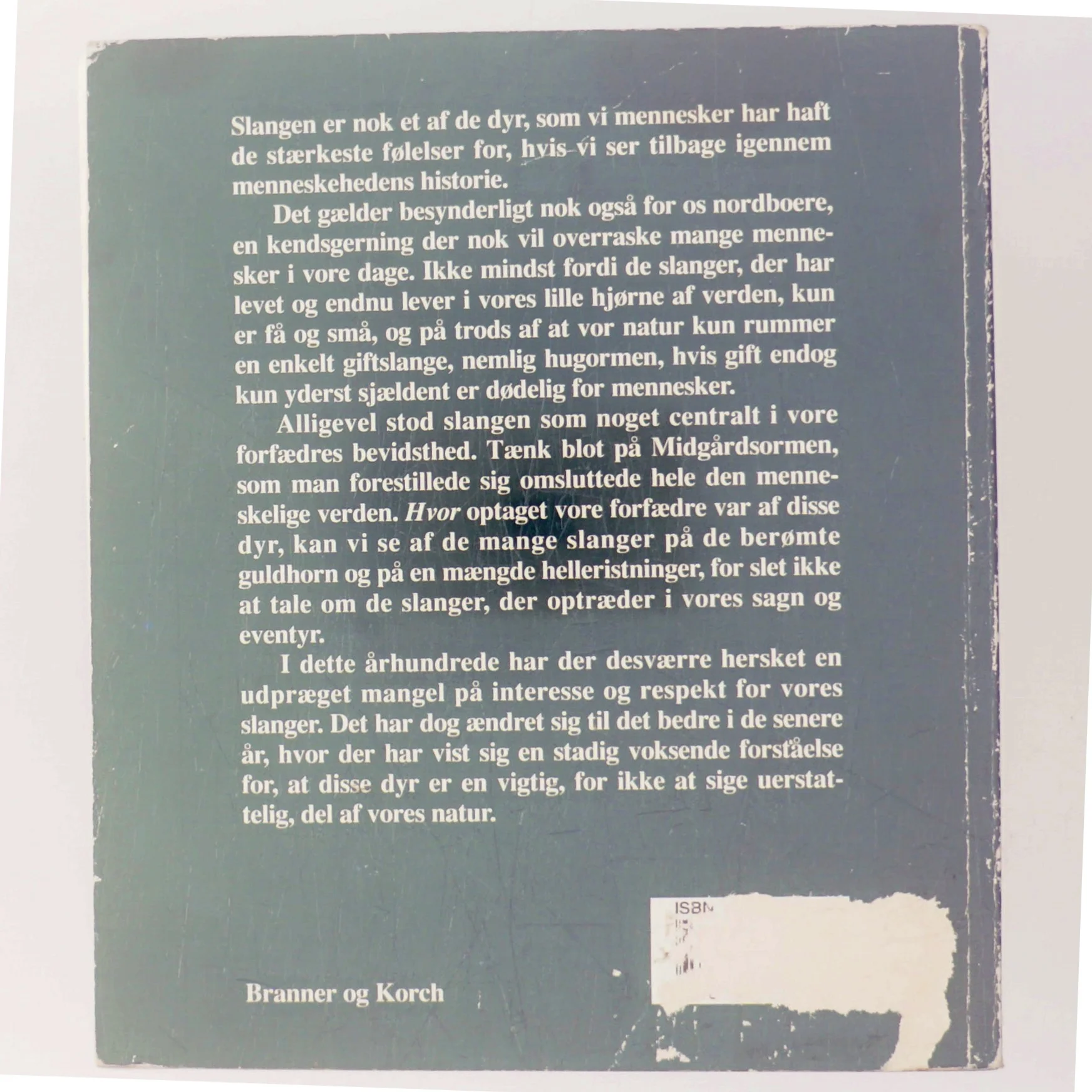 Danske Slanger af Jørgen Liljensøe (Bog)