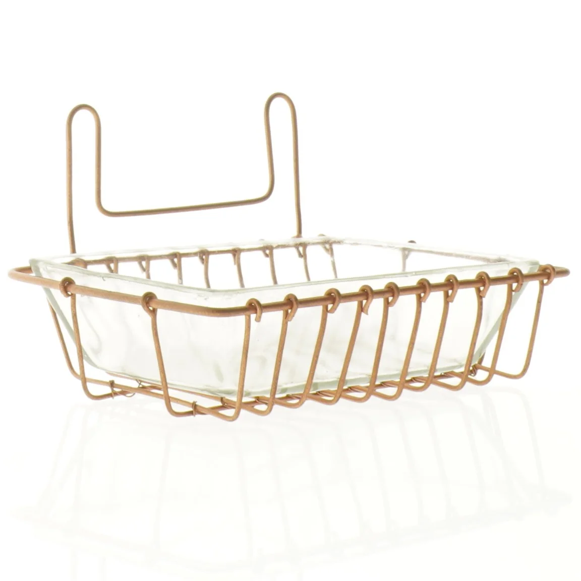 Glas- og metalopbevaringsbakke (str. 14 x 10 cm)