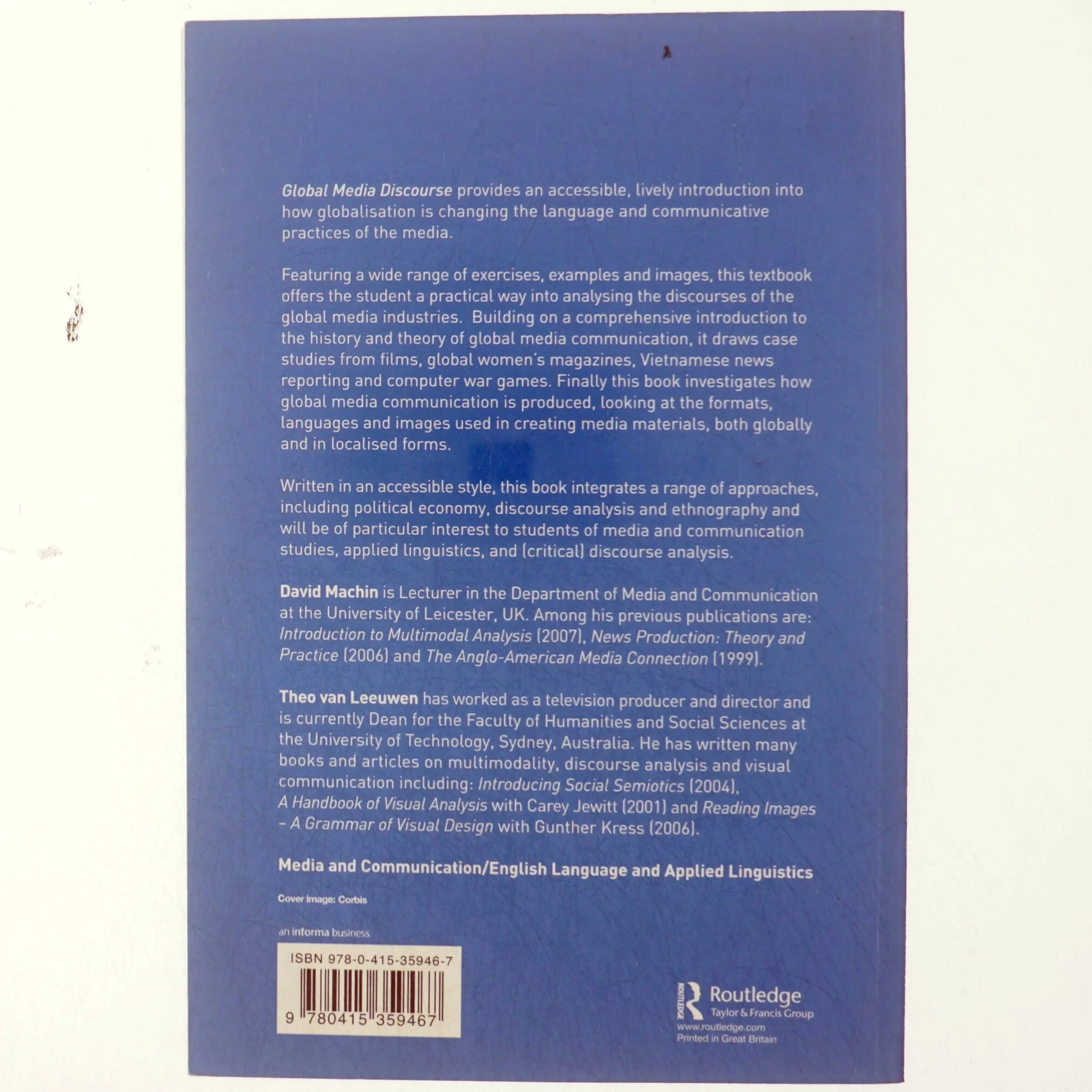 Global media discourse : a critical introduction af David Machin (Bog)