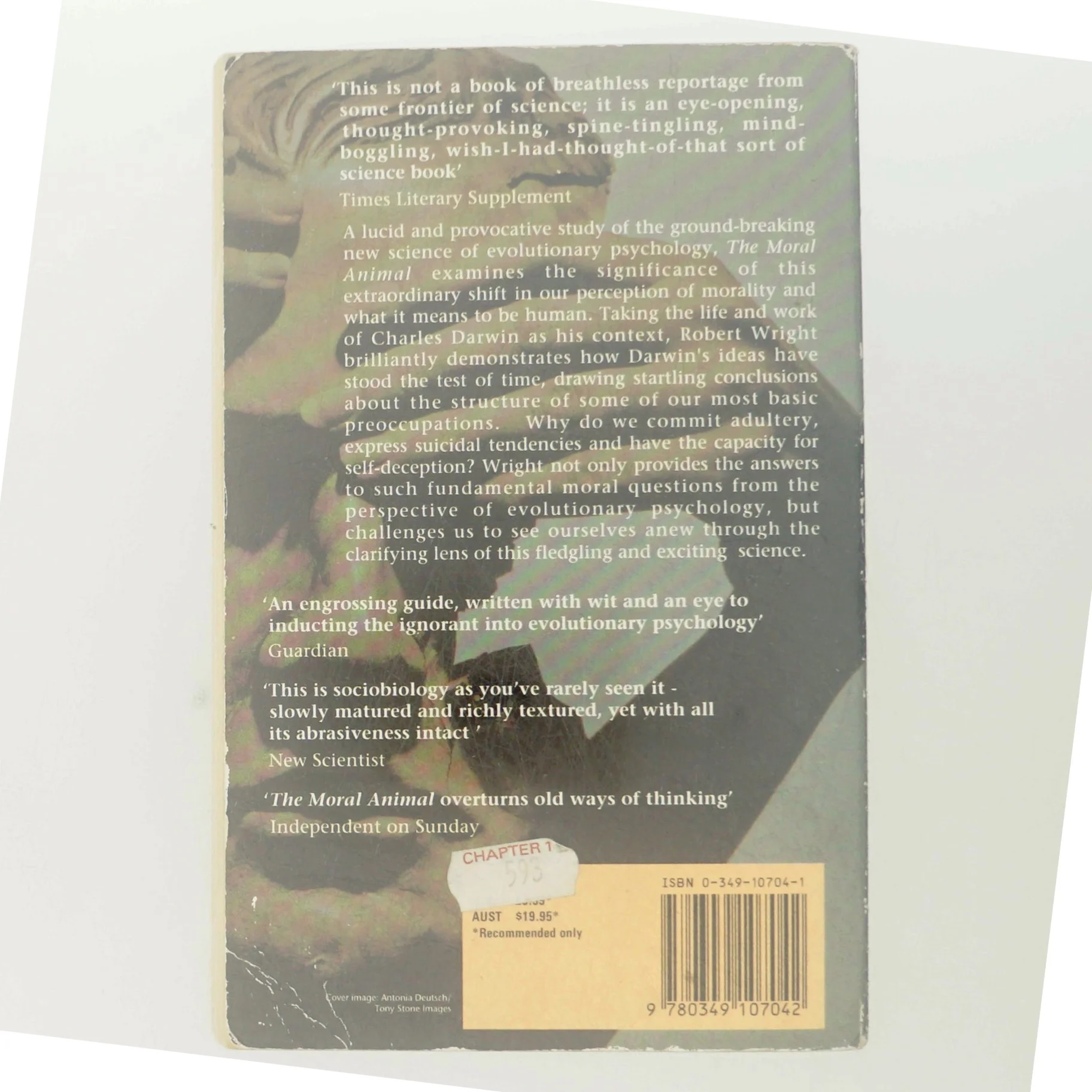 The moral animal : evolutionary psychology and everyday life af Robert Wright (1957-) (Bog)