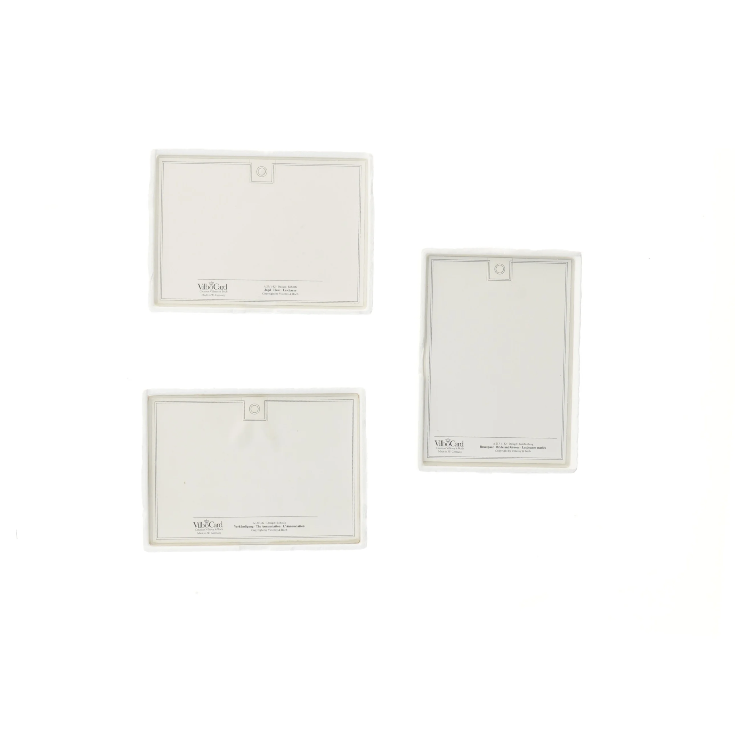 Villeroy & Boch dekorative kunst postkort fliser  (str. 16x11,5 cm)