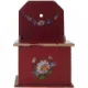 Retro Salt boks med blomster maleri (str. 23 x 15 cm)