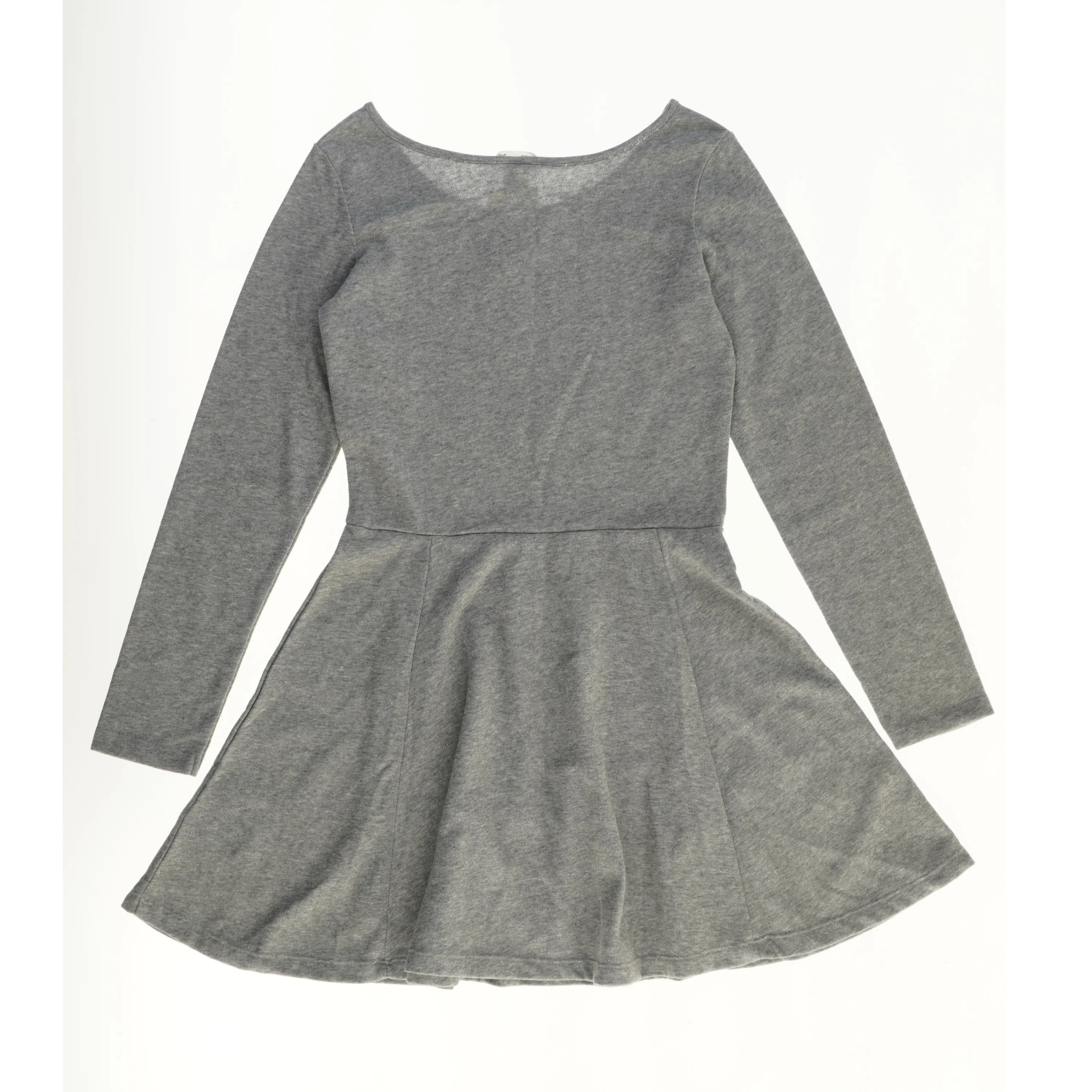 Grå kjole med lange ærmer fra H&M (str. 158)