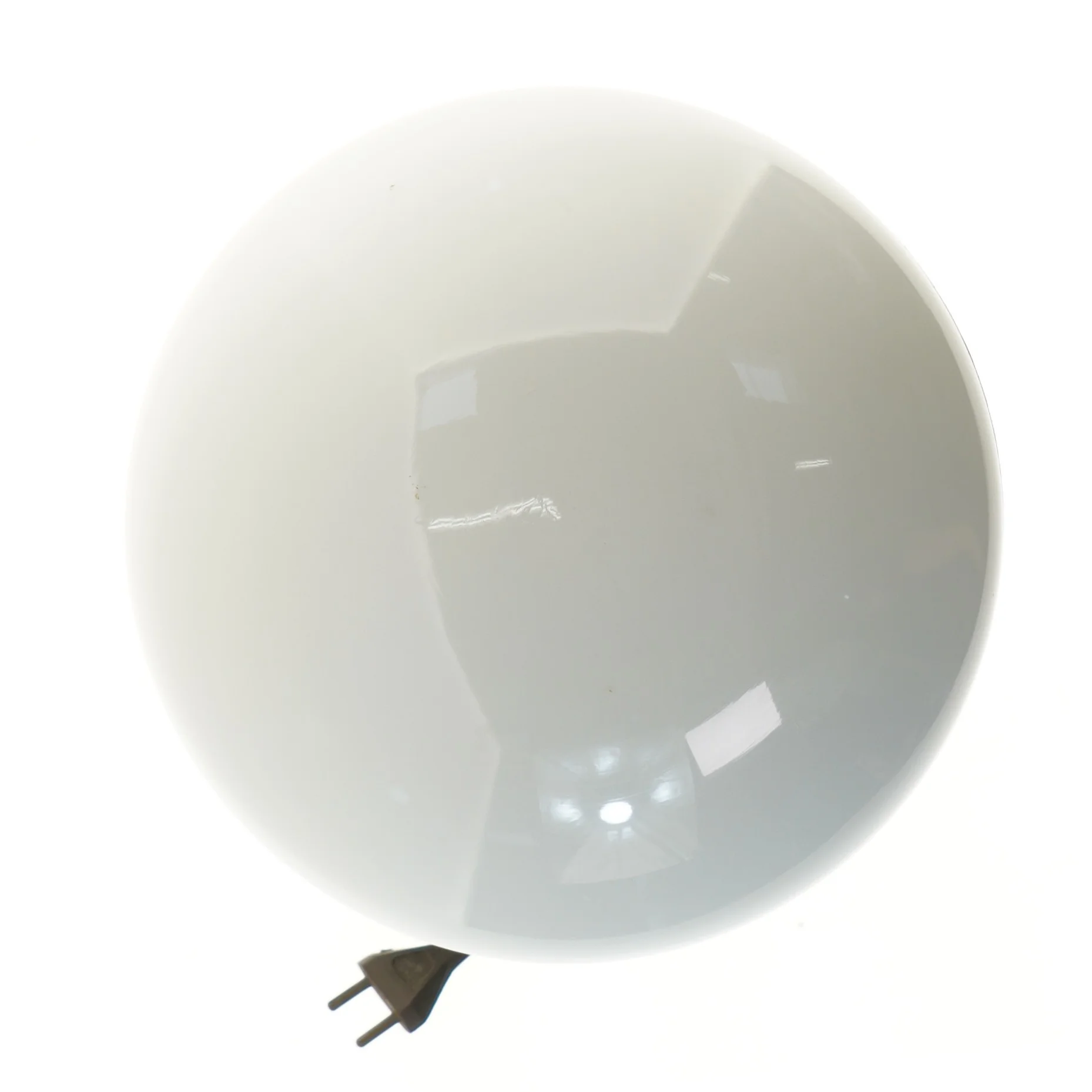 Art Deco Teaktræ Bordlampe med stålkonstruktion (str. 35 cm)