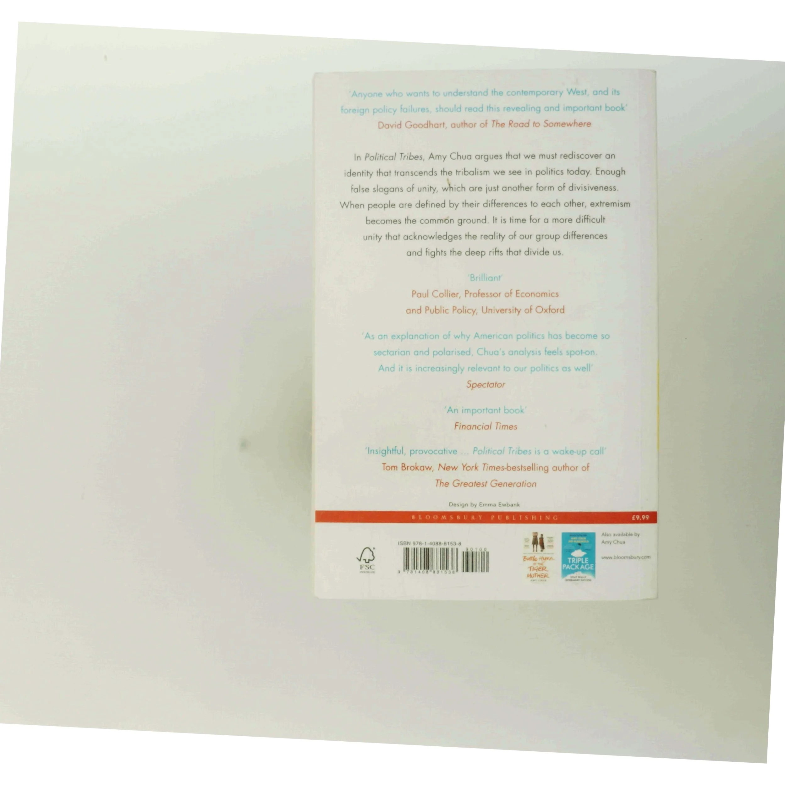 Political Tribes, Group Instincts and the Fate of nations  af Amy Chua (Bog)