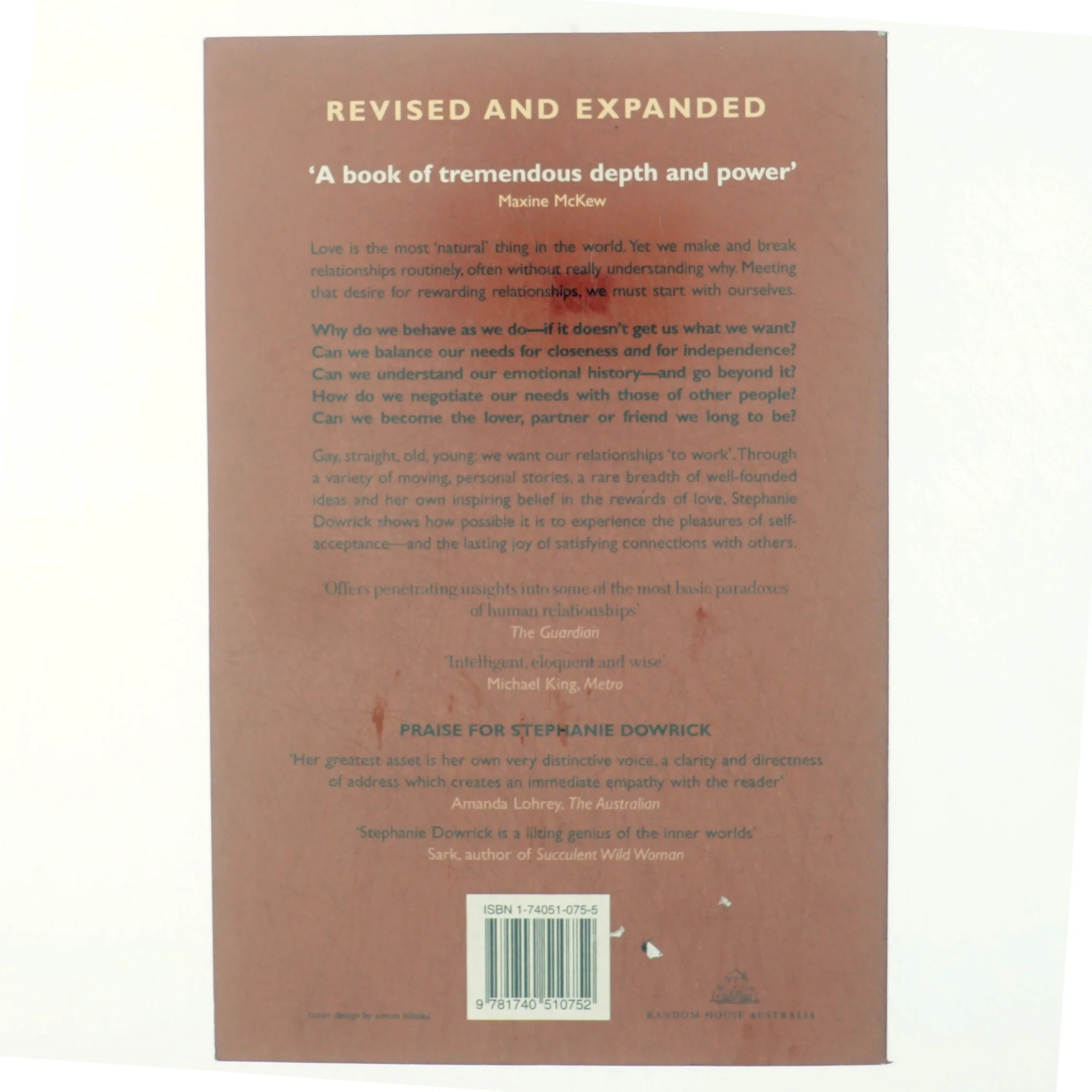 Intimacy and Solitude af Stephanie Dowrick (Bog)