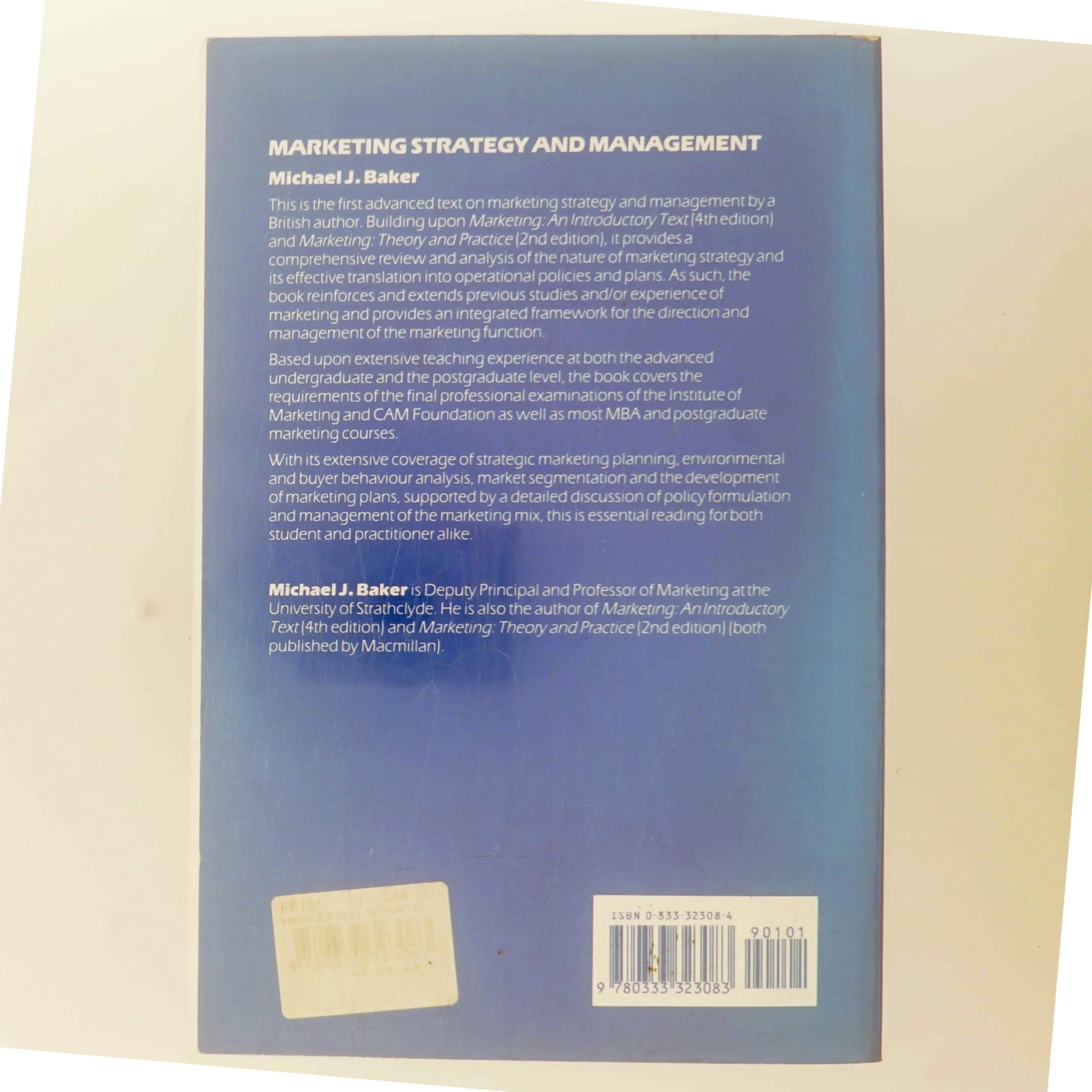 Marketing strategy and management af Michael J. Baker (Bog)