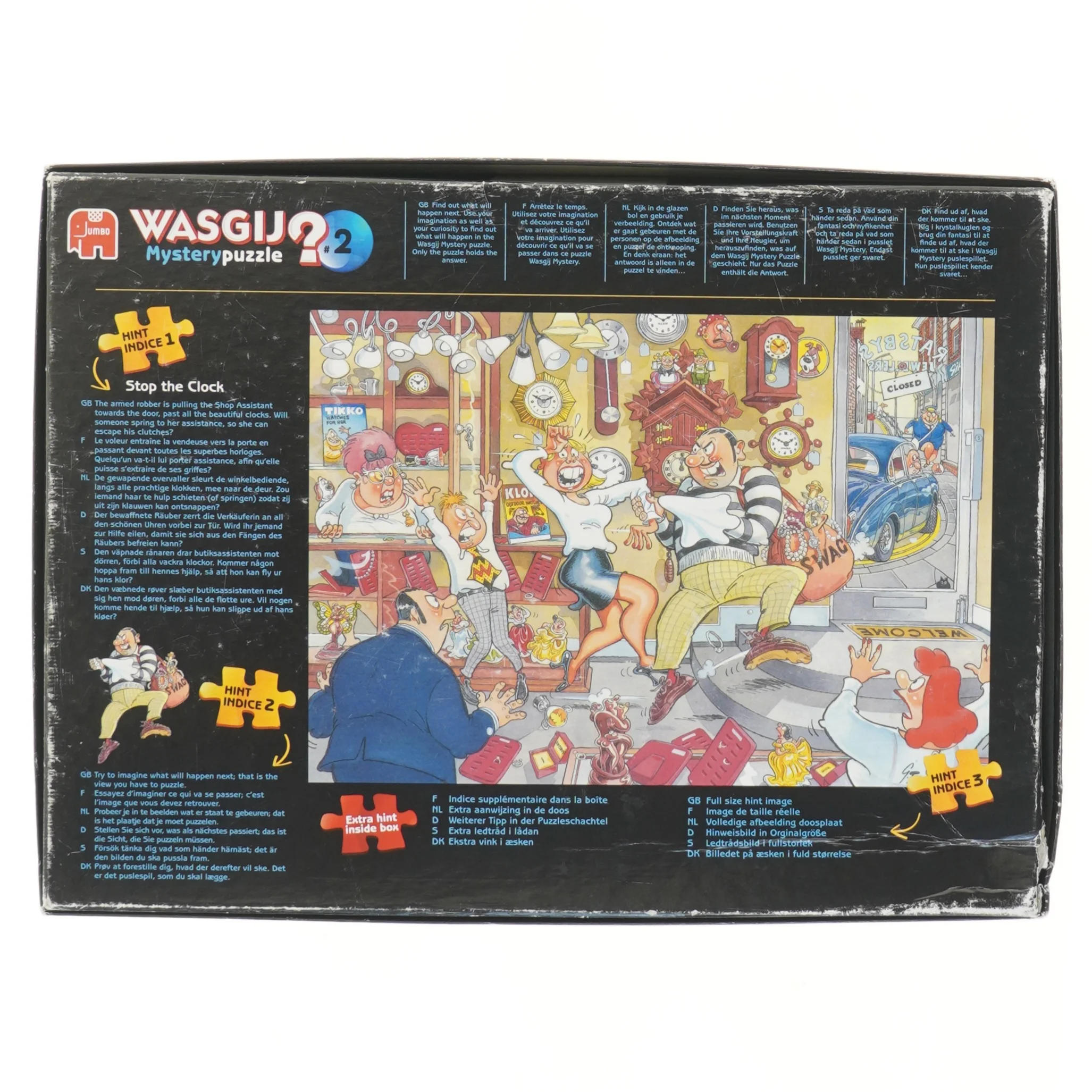 Wasgij Mysterypuzzle fra Jumbo (str. 7x37x27 cm)