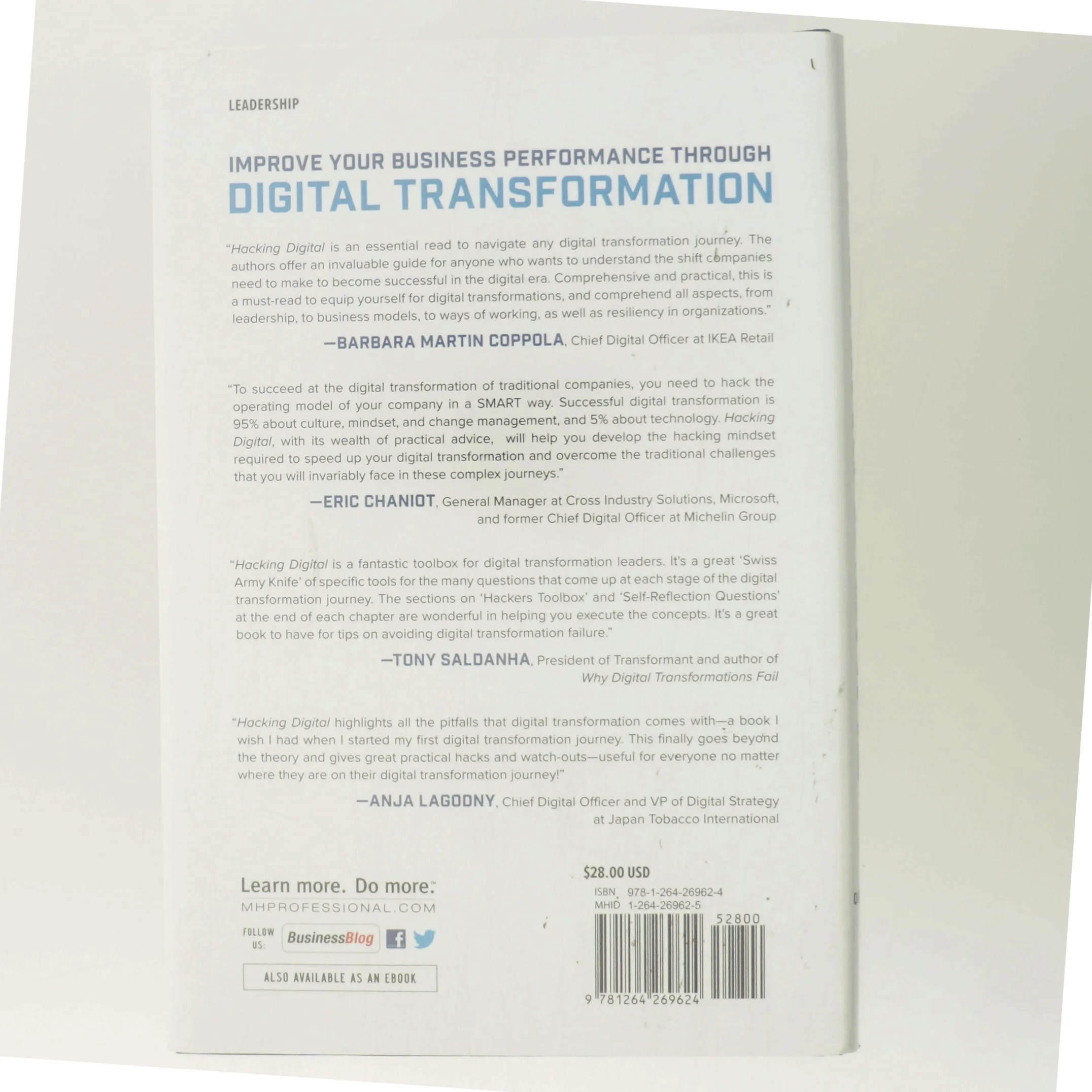 Hacking Digital: Best Practices to Implement and Accelerate Your Business Transformation (Bog)