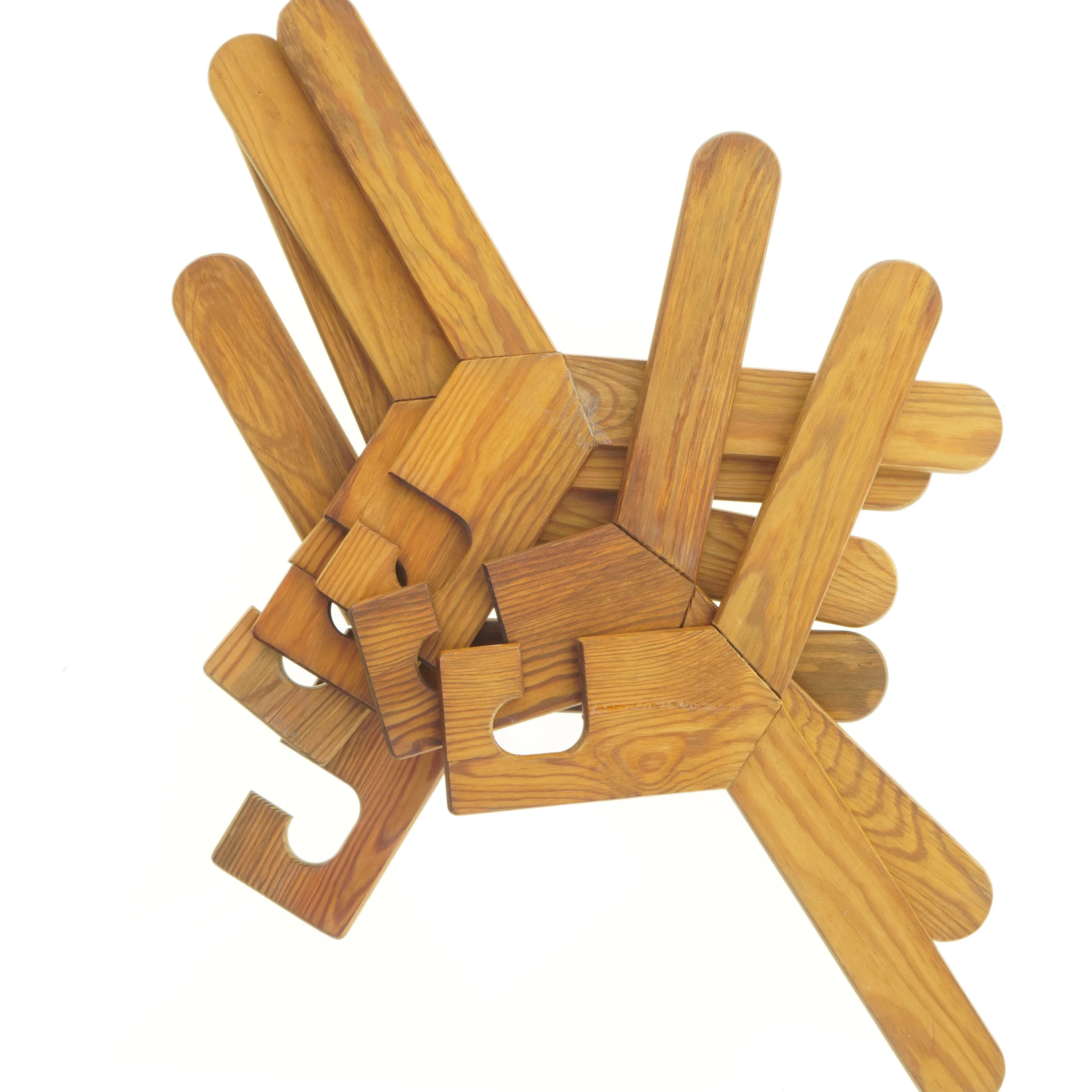 Træ bøjler (str. 46 x 30 cm)