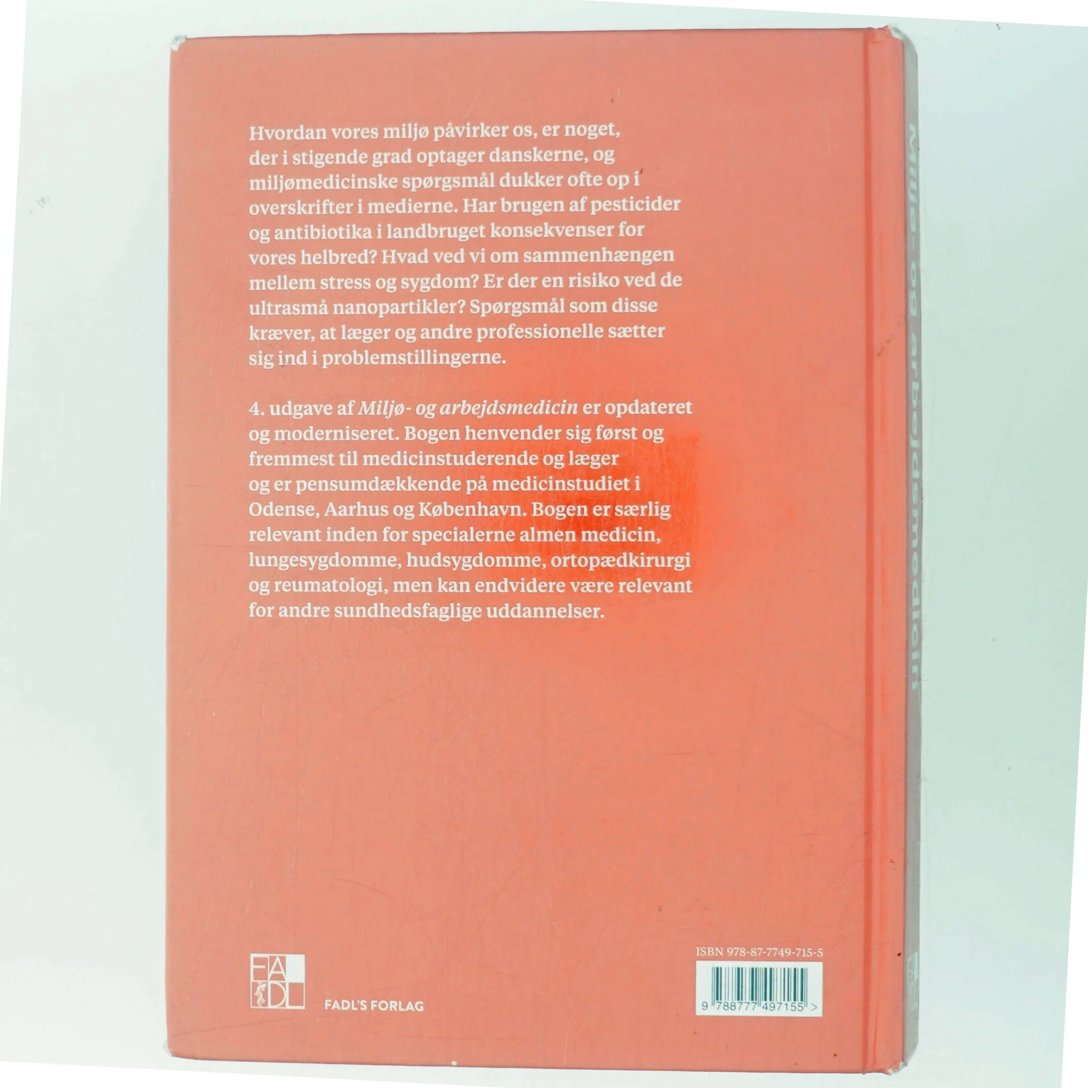 Miljø- og arbejdsmedicin (Bog)