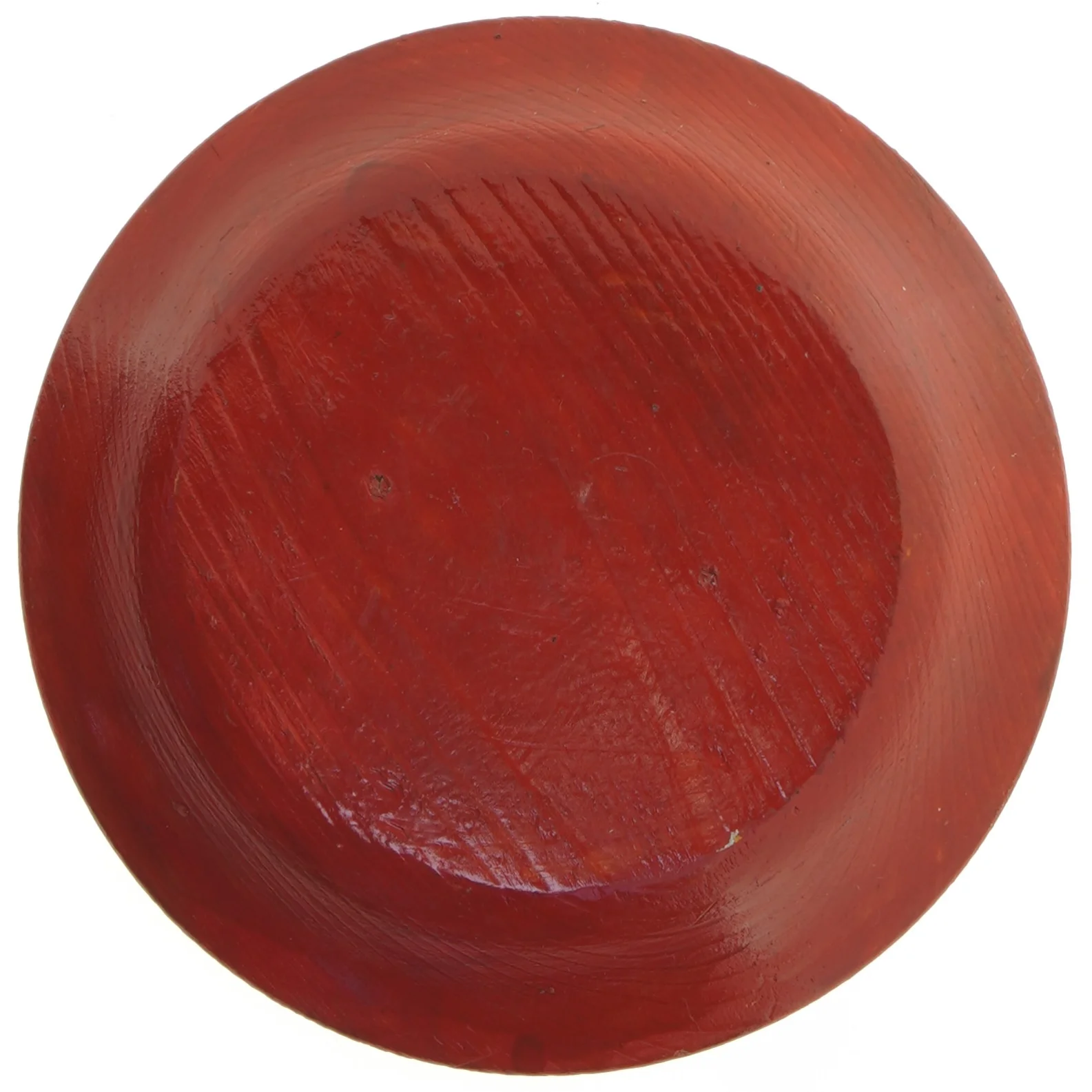 Dekorativt håndmalet træfad (str. 22 x 2,5 cm)