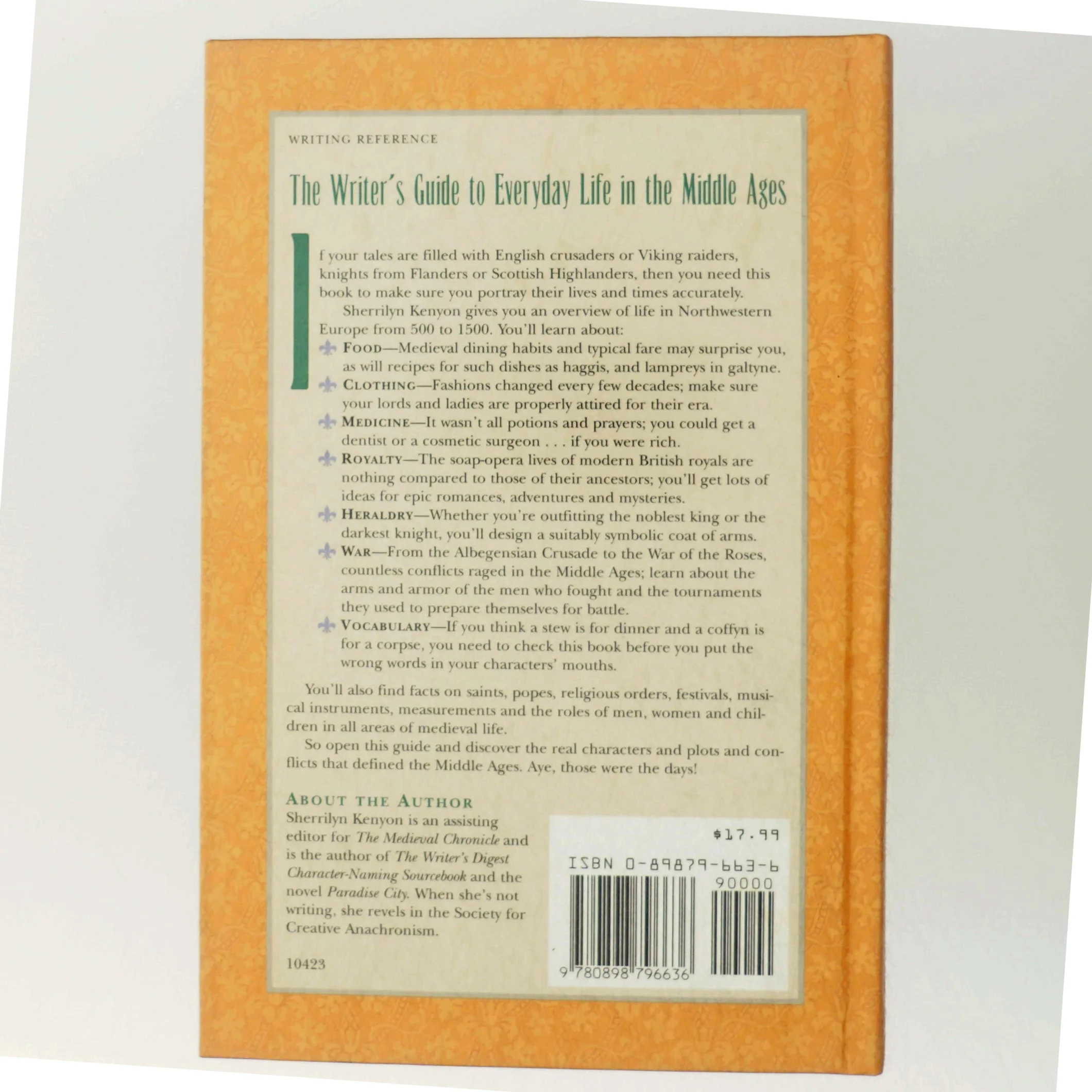 The Writer's Guide to Everyday Life in the Middle Ages af Sherrilyn Kenyon (Bog)