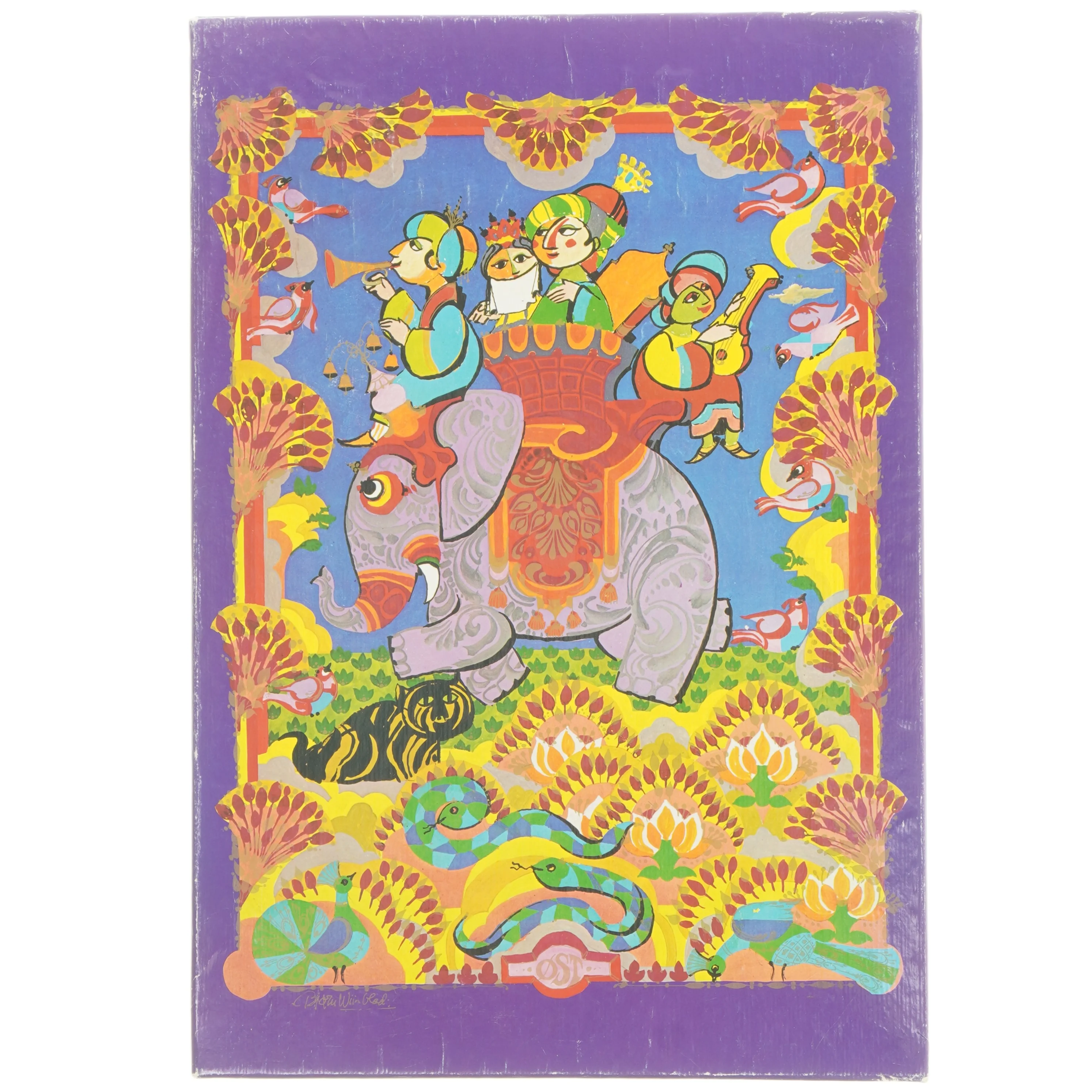 Bjørn Wiinblad Øst puslespil til Irma fra Bjørn Wiinblad (str. 33x23 cm)