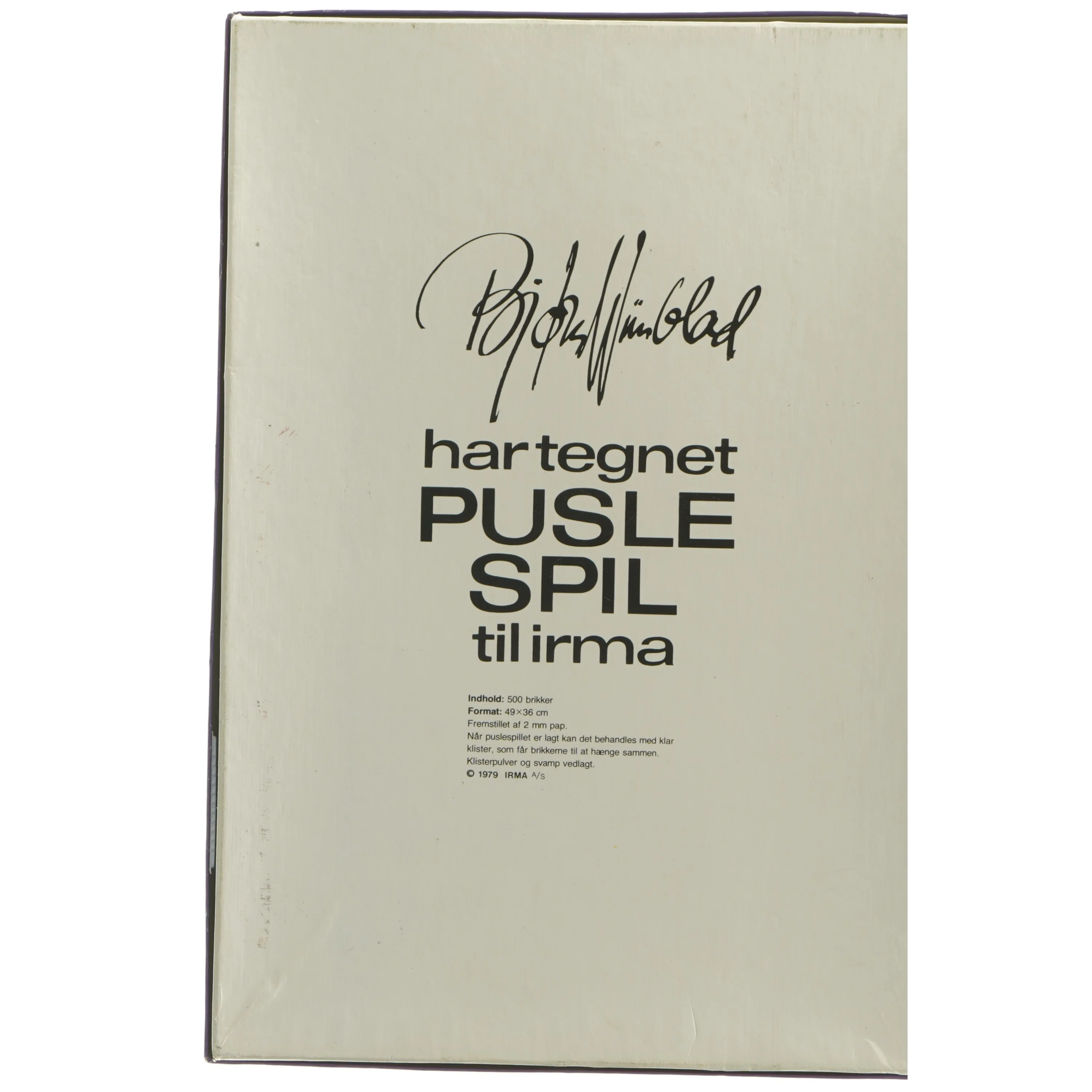 Bjørn Wiinblad Øst puslespil til Irma fra Bjørn Wiinblad (str. 33x23 cm)