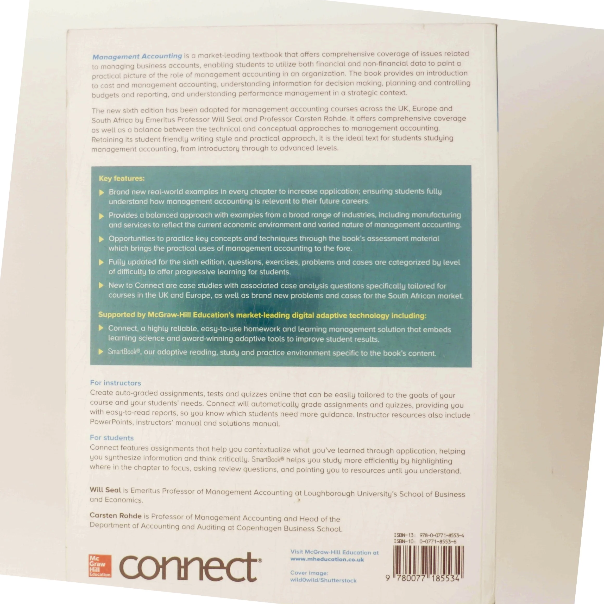 Management Accounting af Will Seal (Bog)