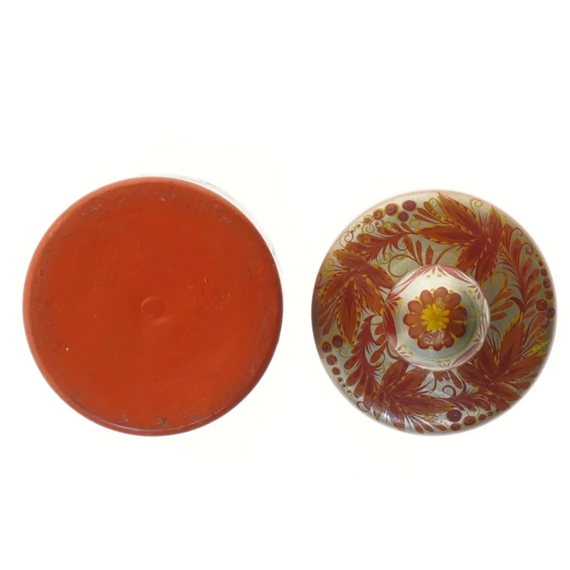 Dekorativ lågkrukke (str. Ø 10 cm længde 16,5 cm)