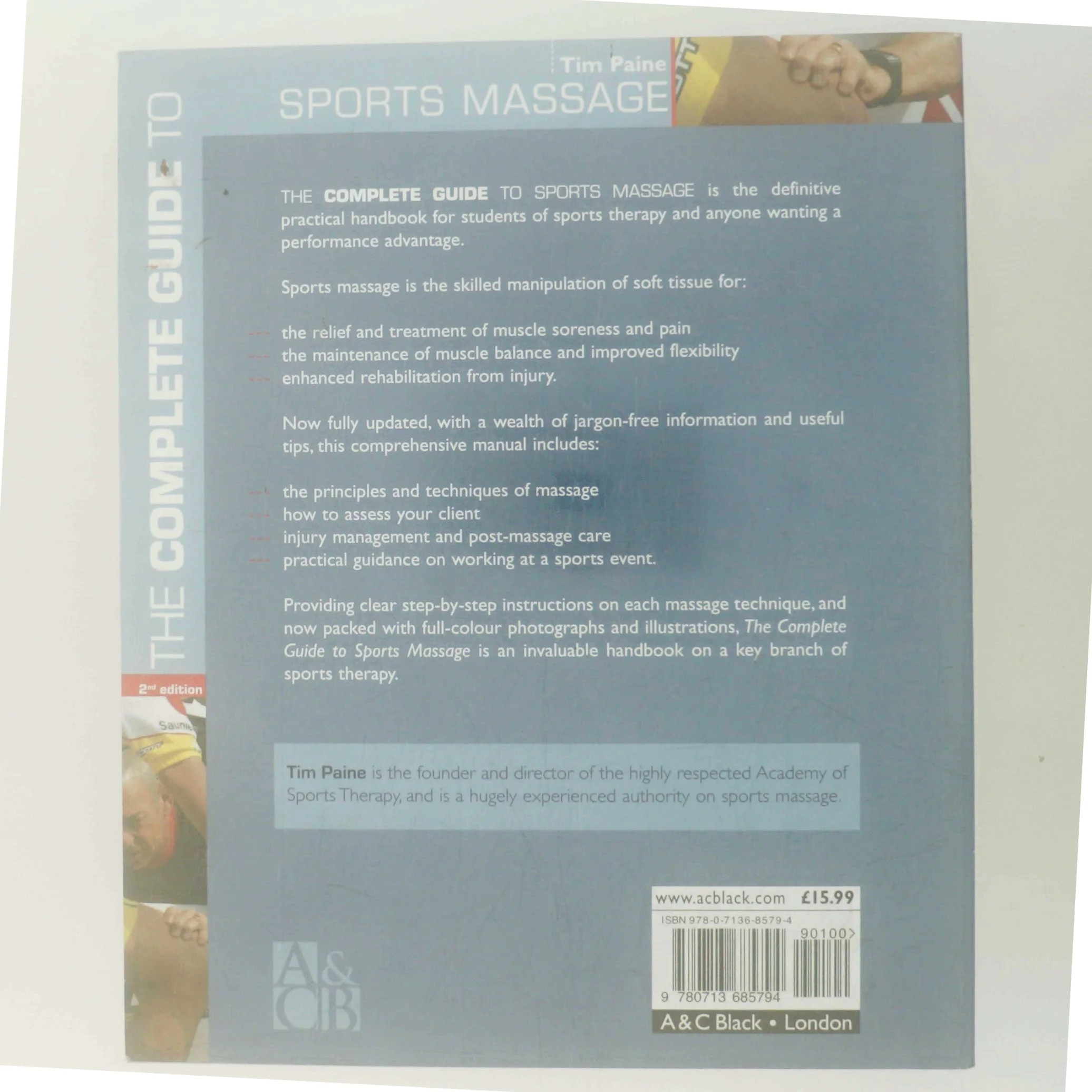 The Complete Guide to Sports Massage af Tim Paine (Bog)
