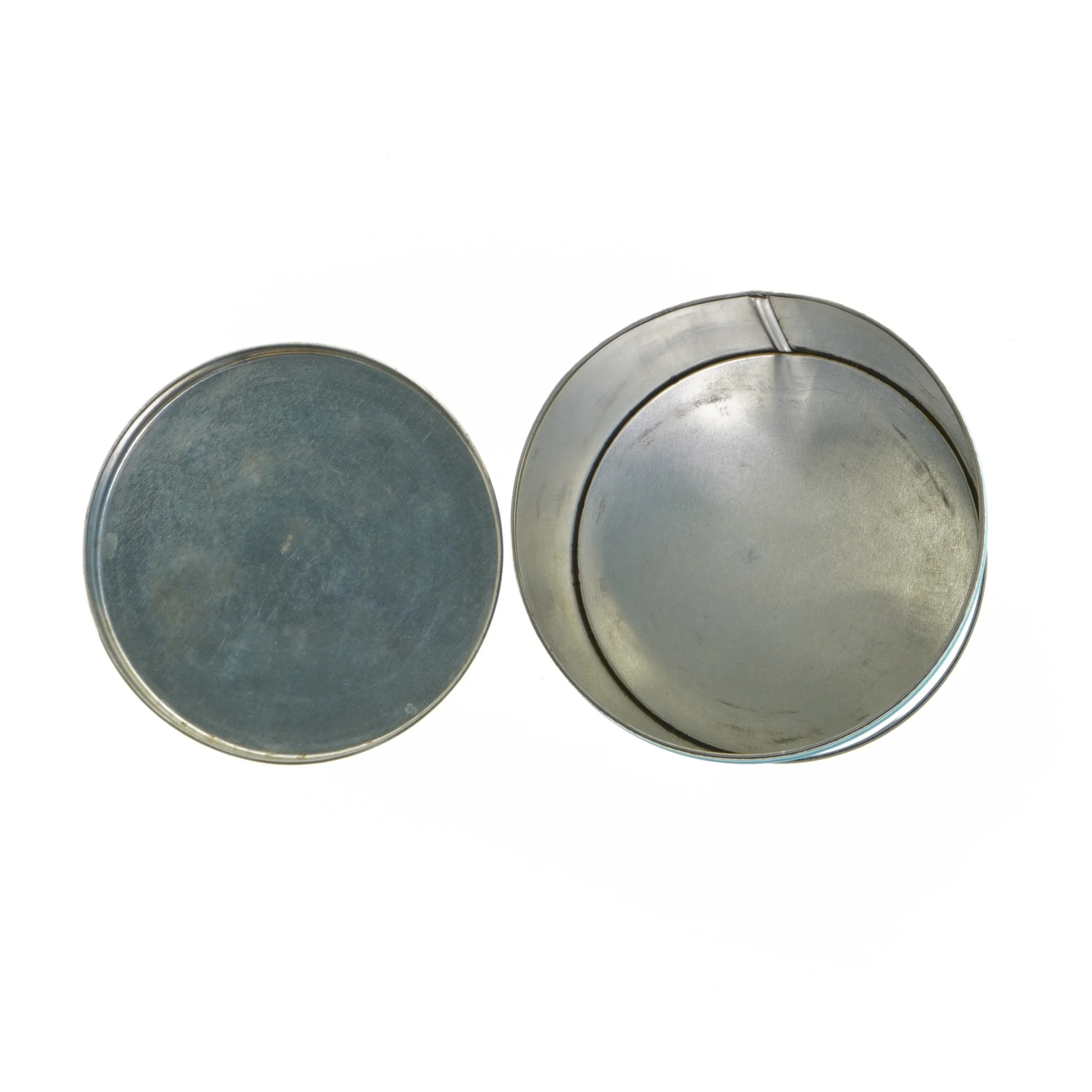 Metaldåse med himmel og sejlbåd dekoration (str. 19 x 12 cm)