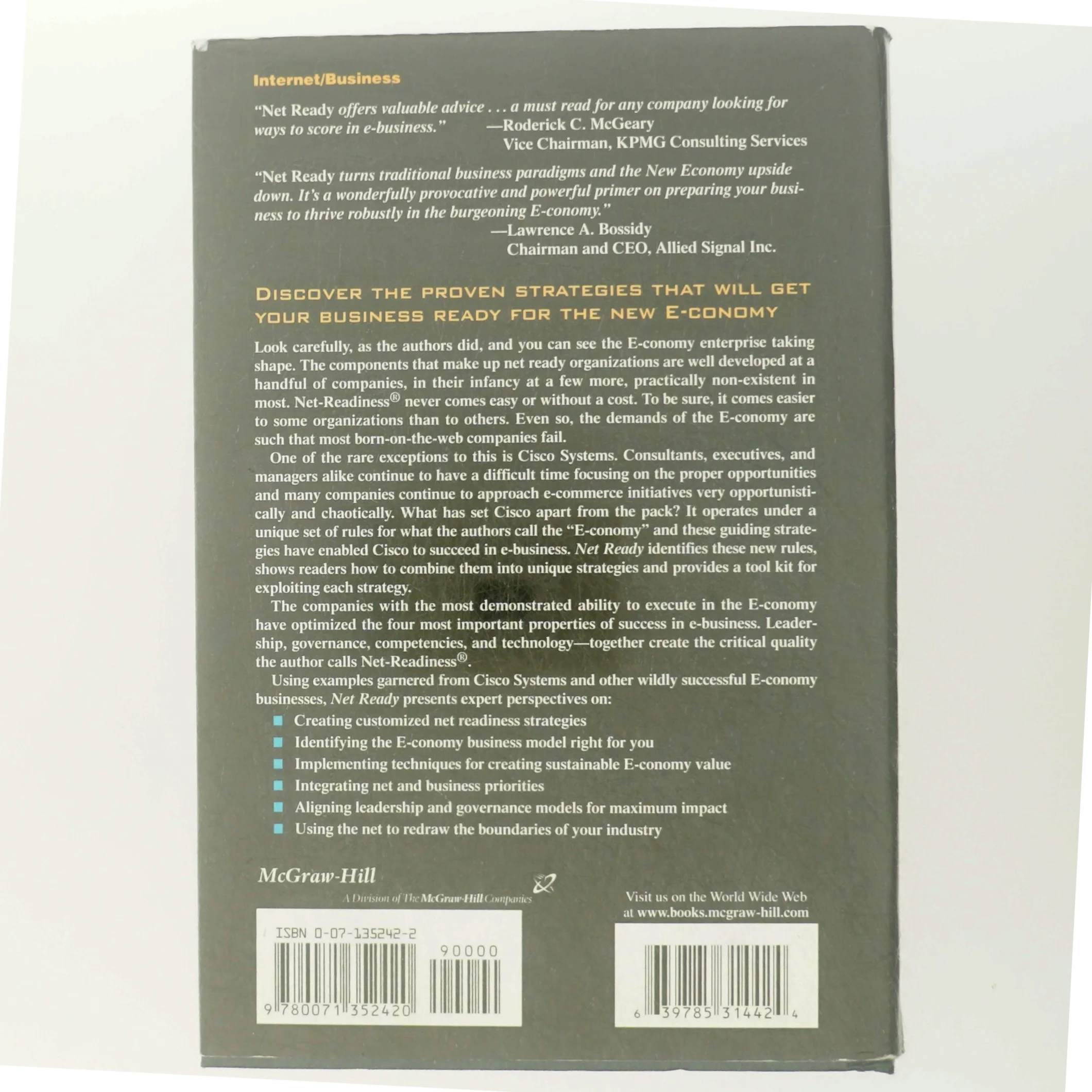 Net ready : strategies for success in the E-conomy (Bog)