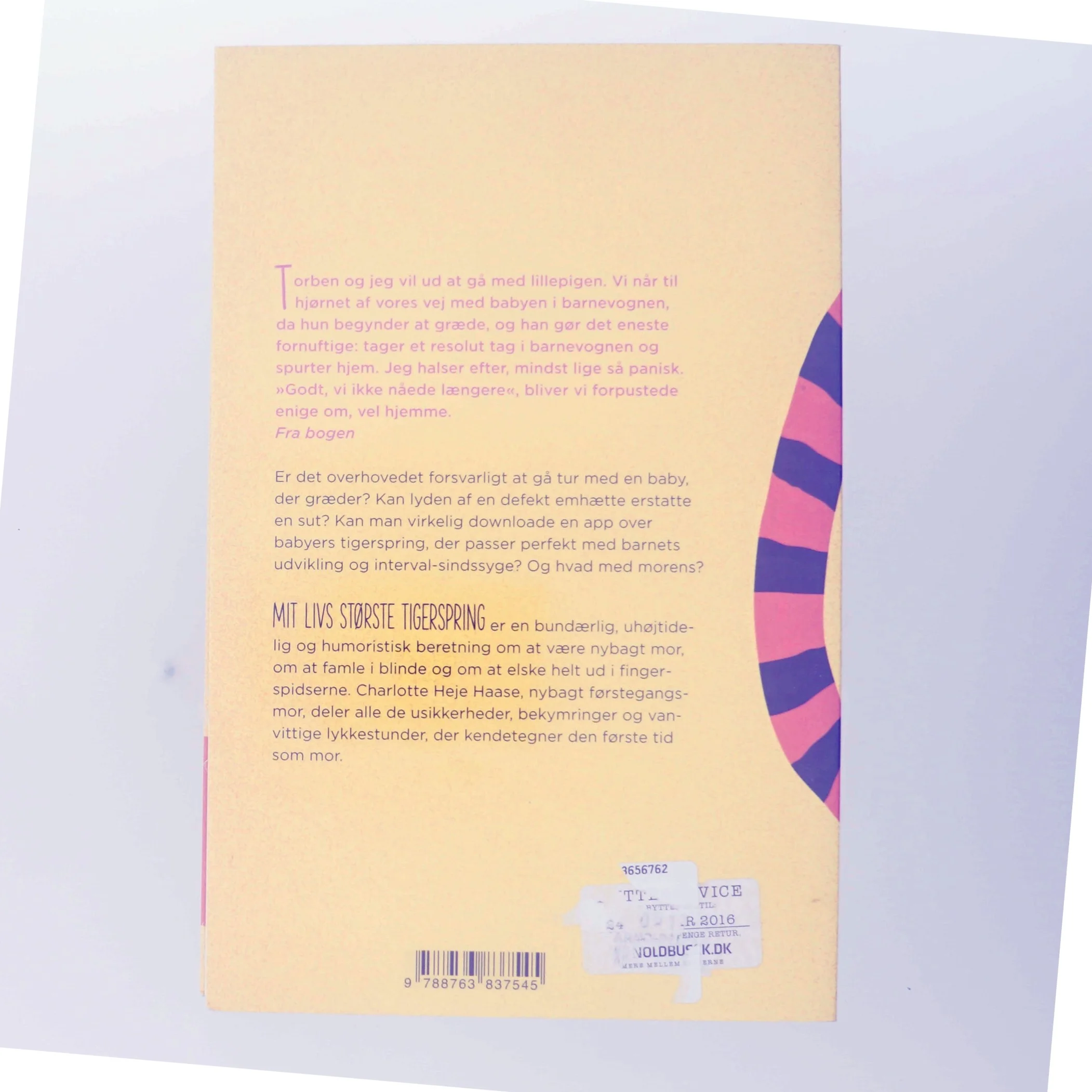 Mit livs største tigerspring : en barselsdagbog af Charlotte Heje Haase (Bog)